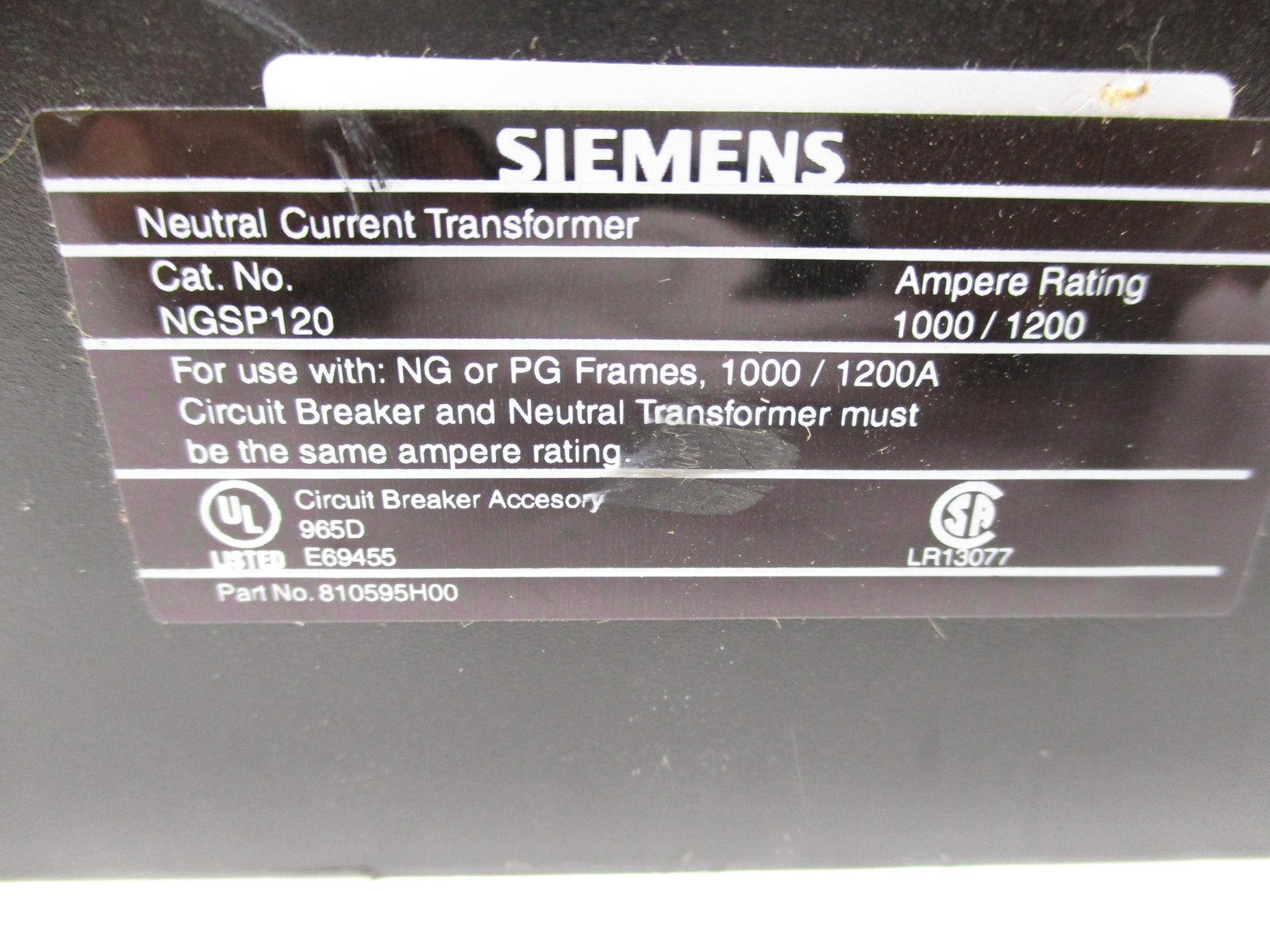SIEMENS NGSP120 NSNP