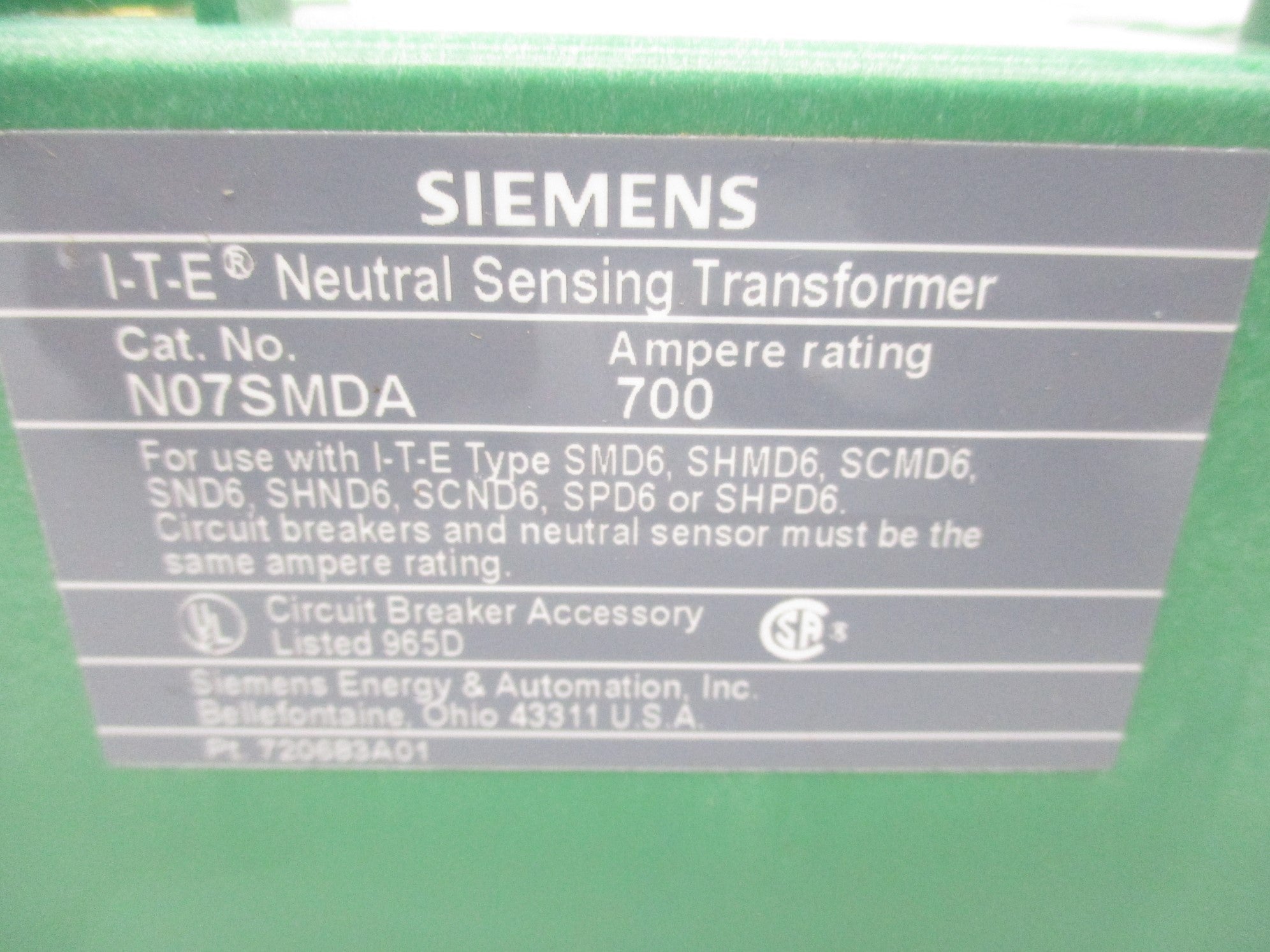 SIEMENS N07SMDA NSNP