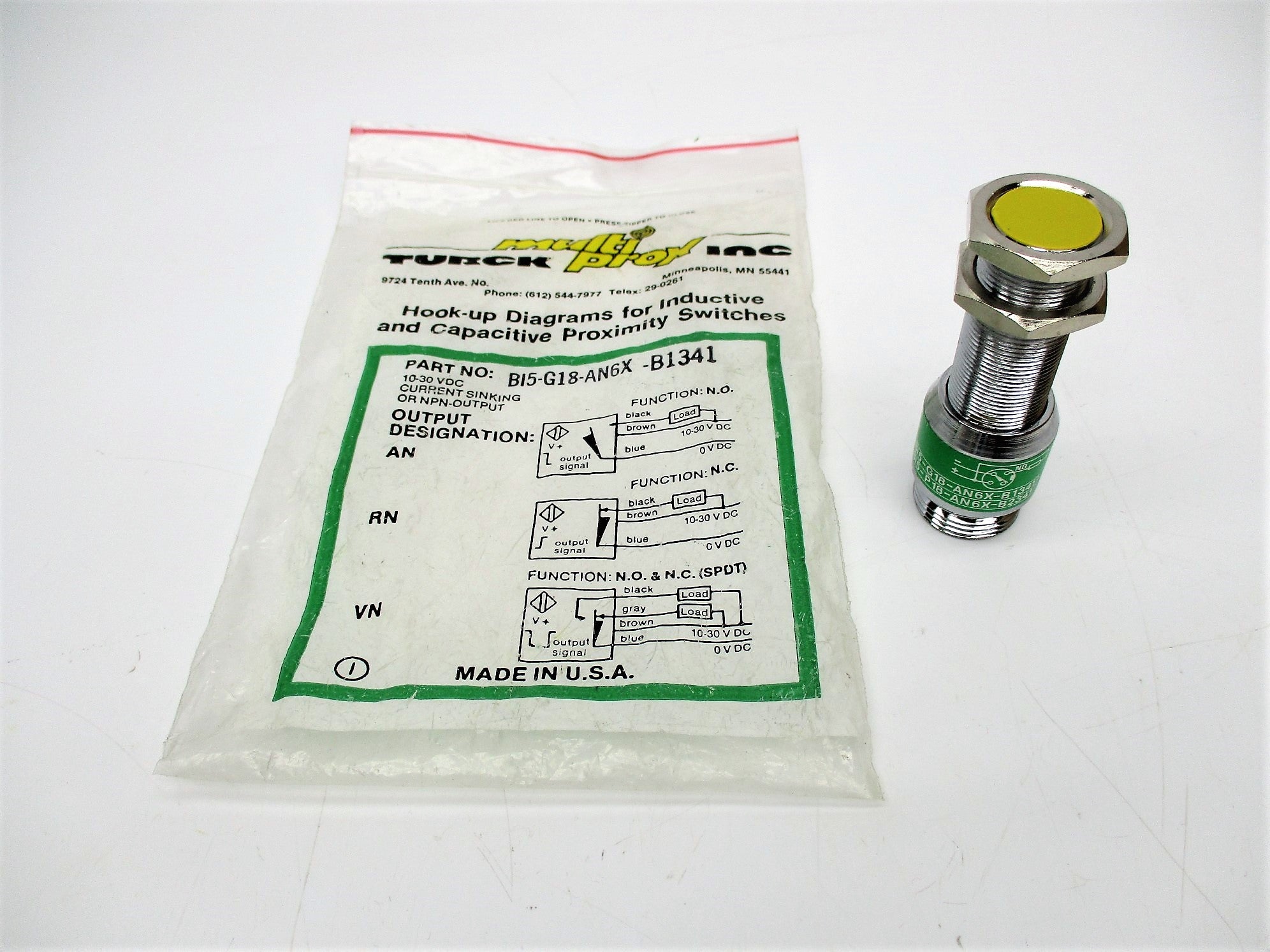 TURCK BI5-G18-AN6X-B1341 NSNP
