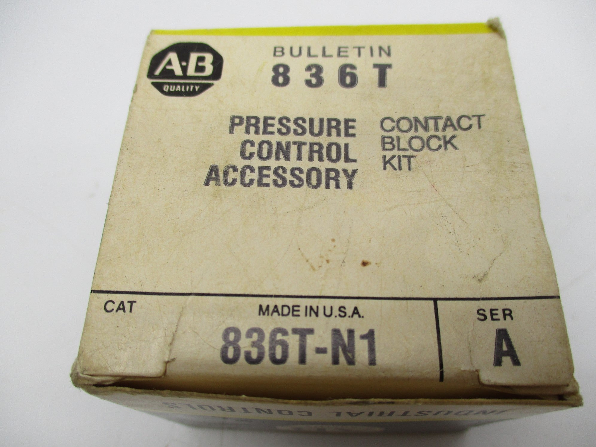 INDUSTRIAL SPARE PART 836T-N1 SER. A (BK/YL) NSMP