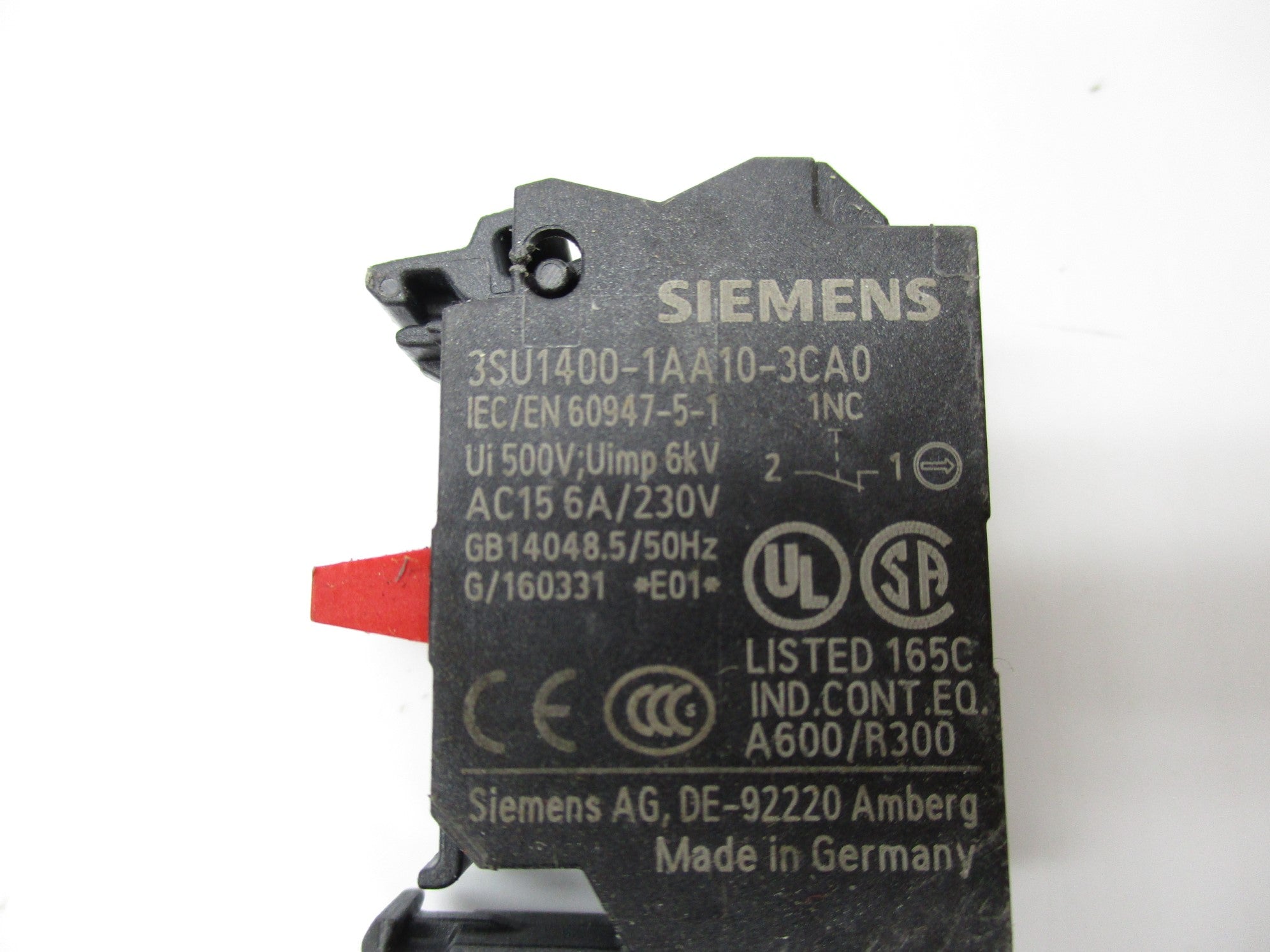 SIEMENS 3SU1400-1AA10-3CA0 NSNP