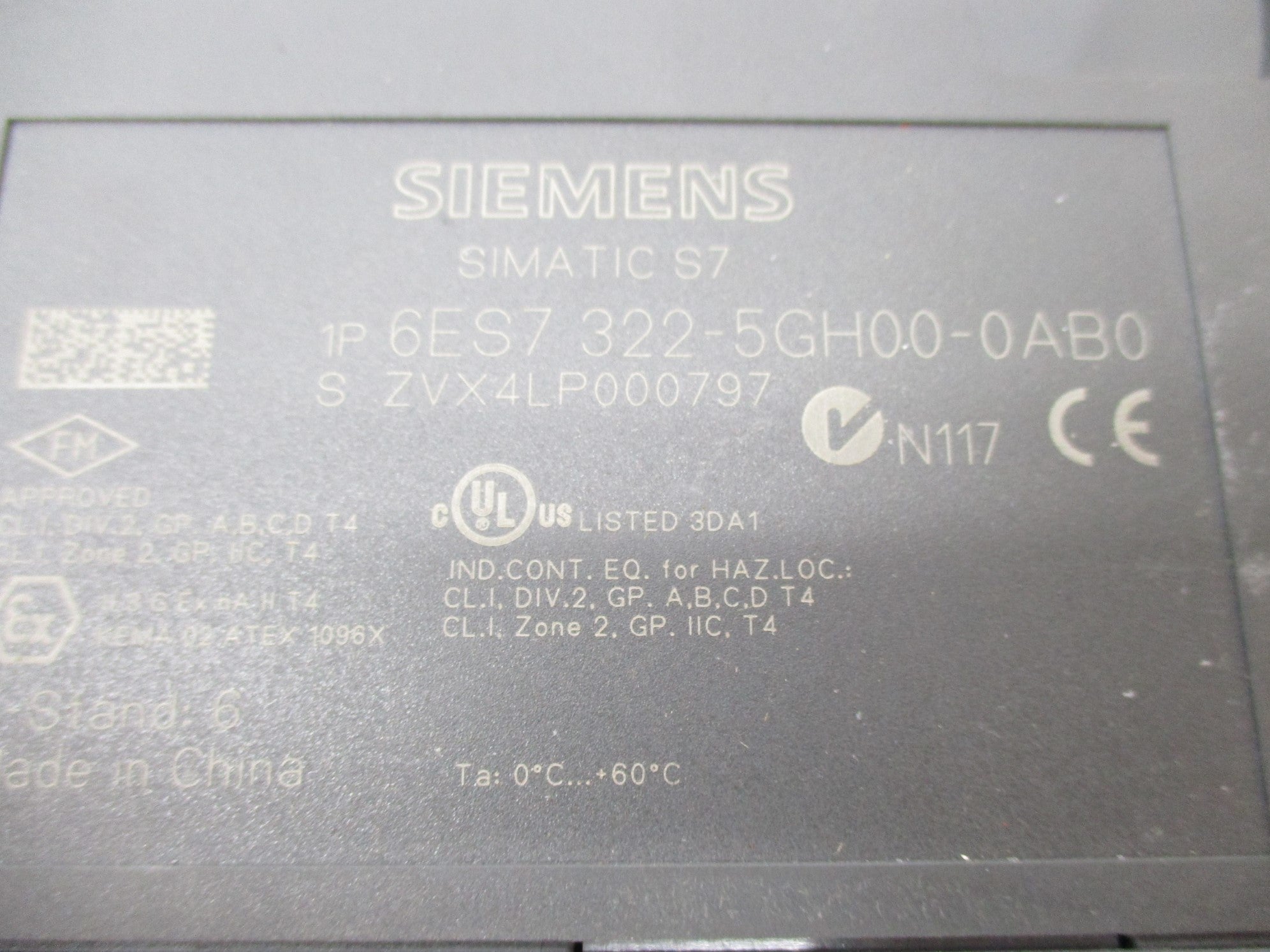 SIEMENS 6ES7322-5GH00-0AB0 UNMP