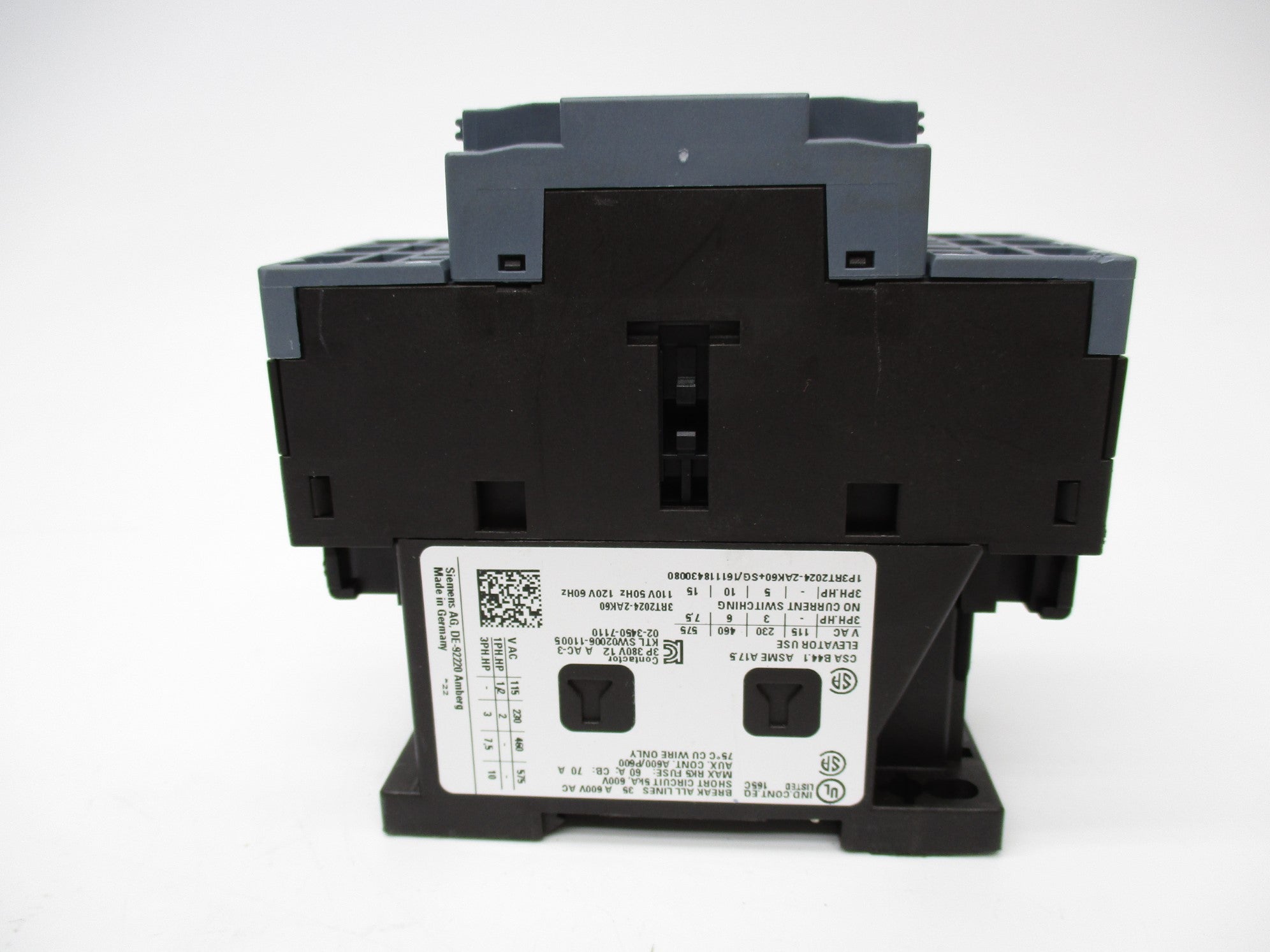 SIEMENS 3RT2024-2AK60 110/120V NSNP