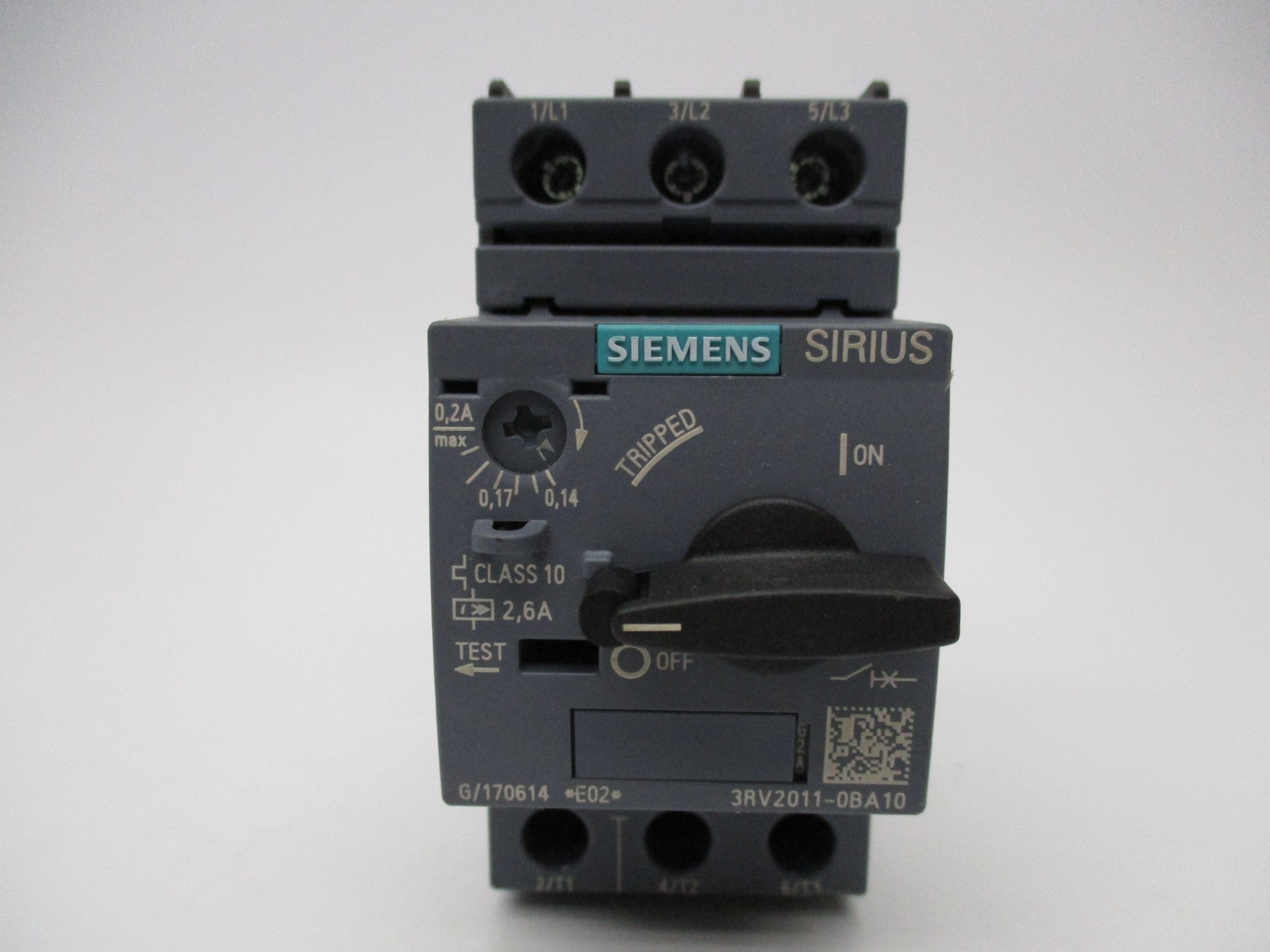 SIEMENS 3RV2011-0BA10 0.14-0.2A NSNP