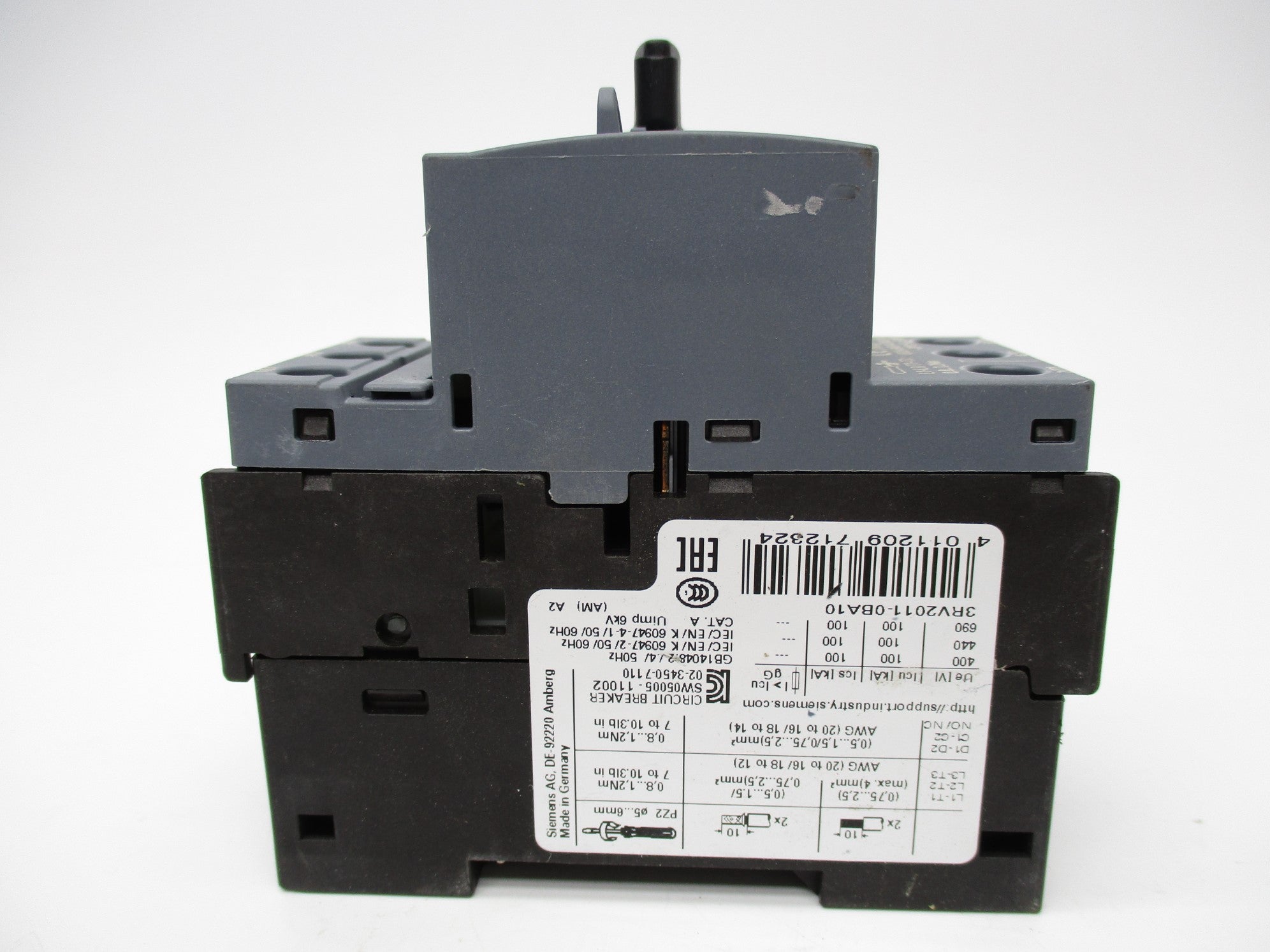 SIEMENS 3RV2011-0BA10 0.14-0.2A NSNP