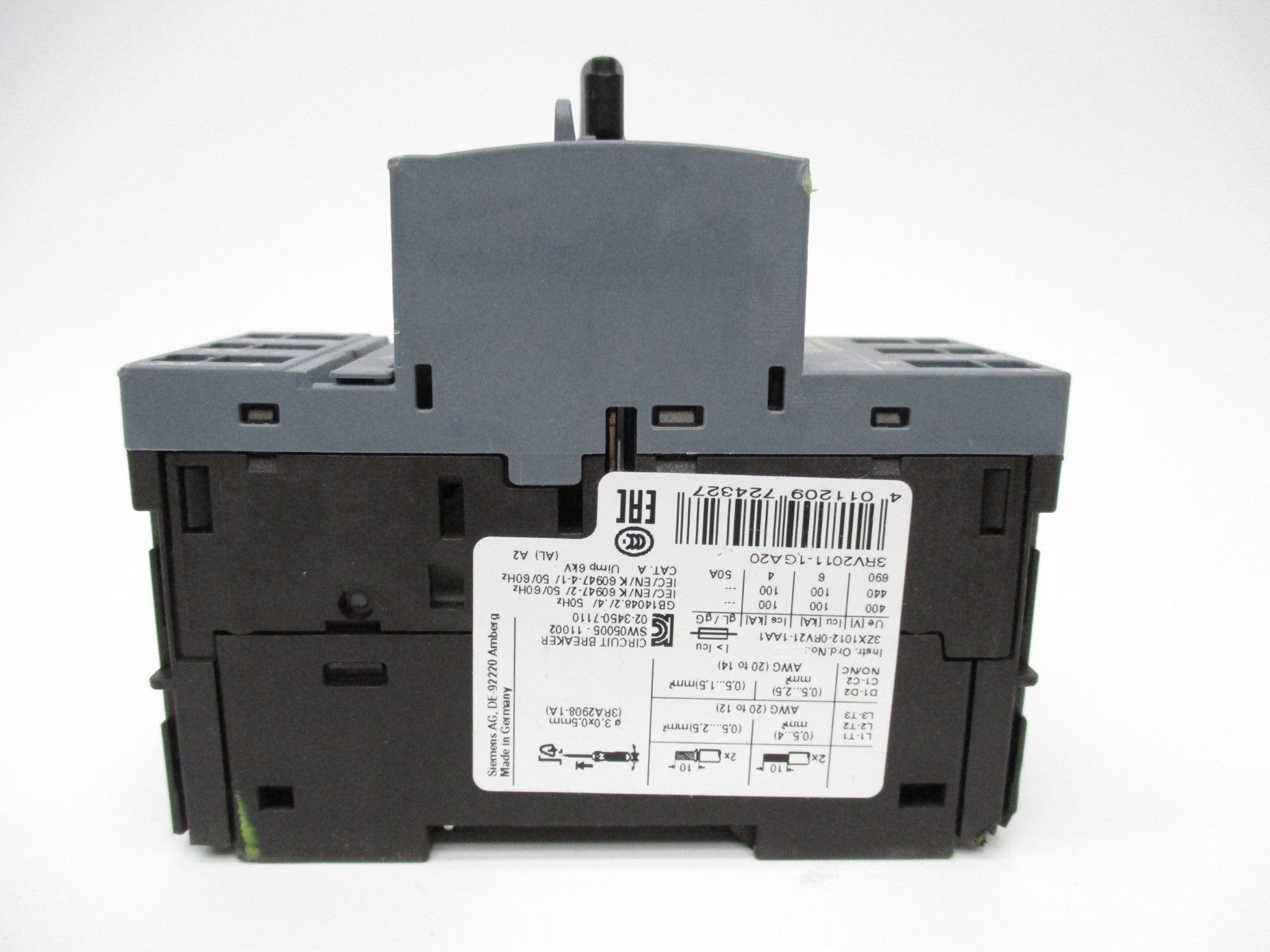 SIEMENS 3RV2011-1GA20 4.5-6.3A NSNP