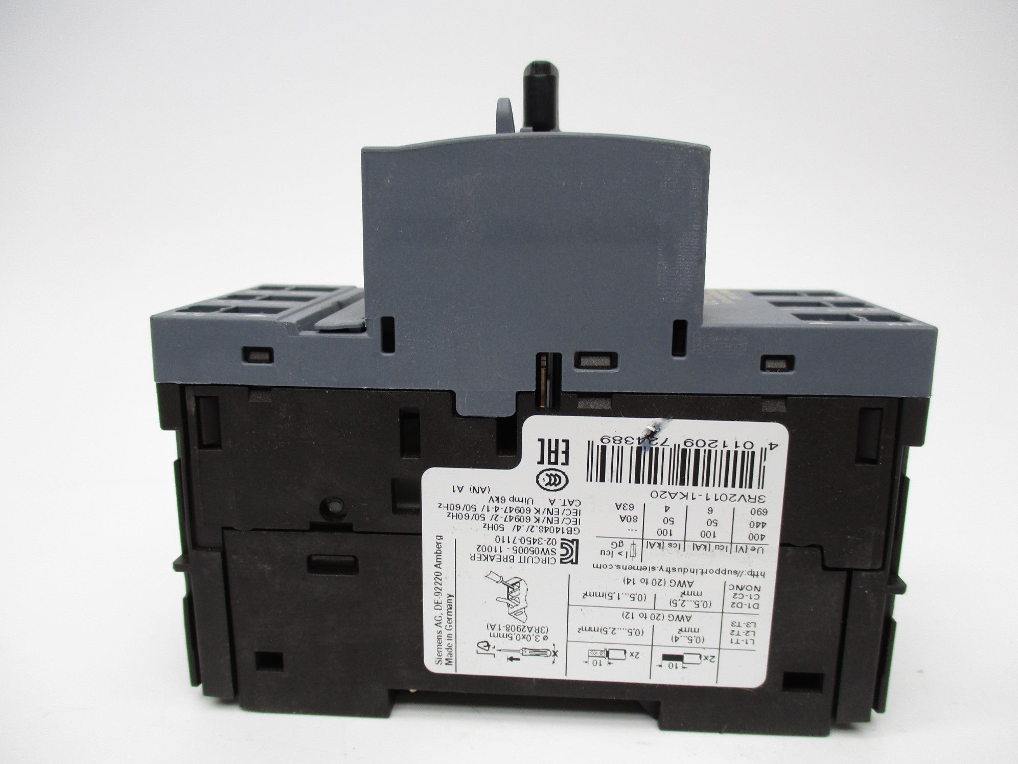 SIEMENS 3RV2011-1KA20 9-12.5A NSNP