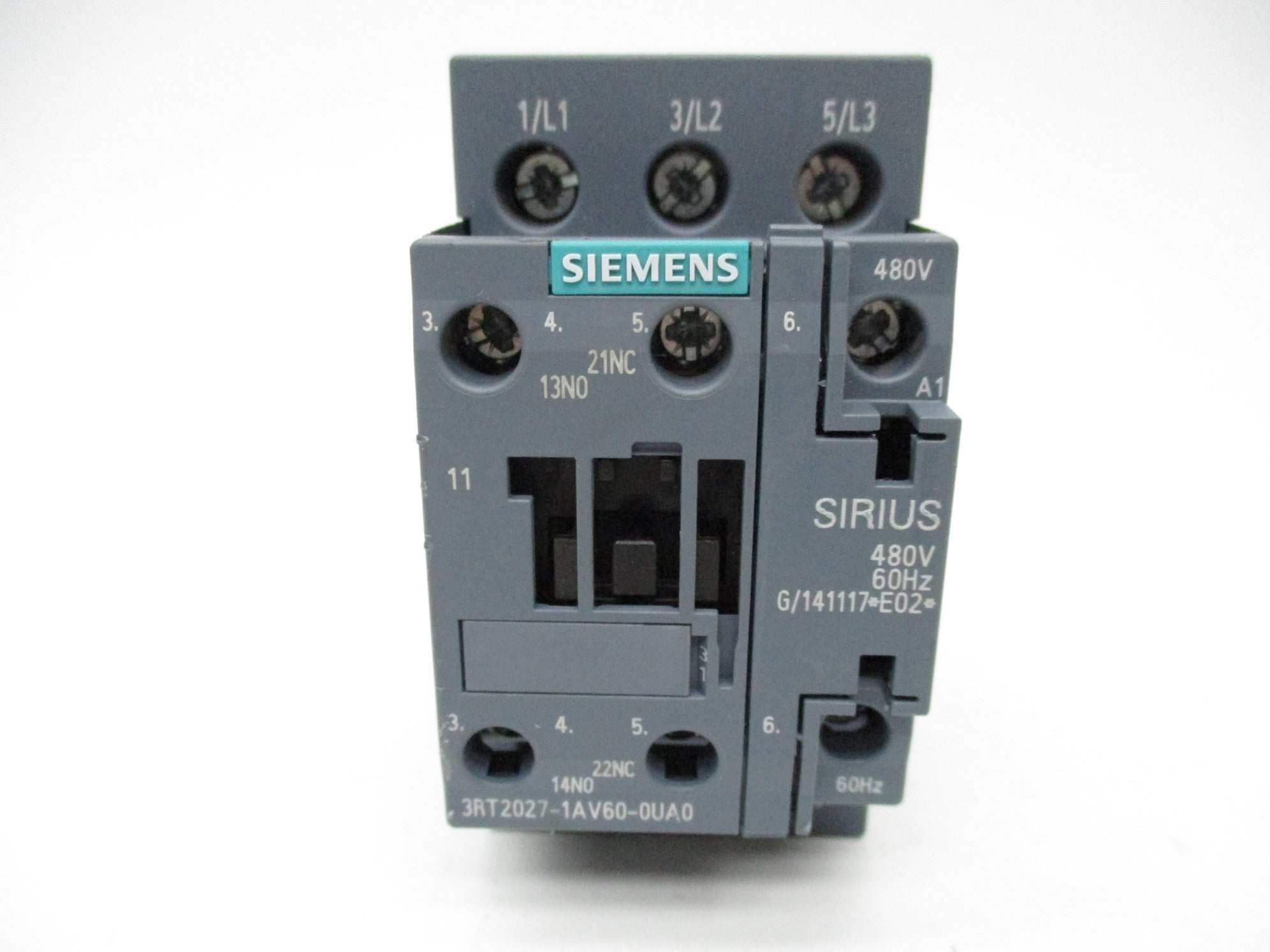 SIEMENS 3RT2027-1AV60-0UA0 480V NSNP