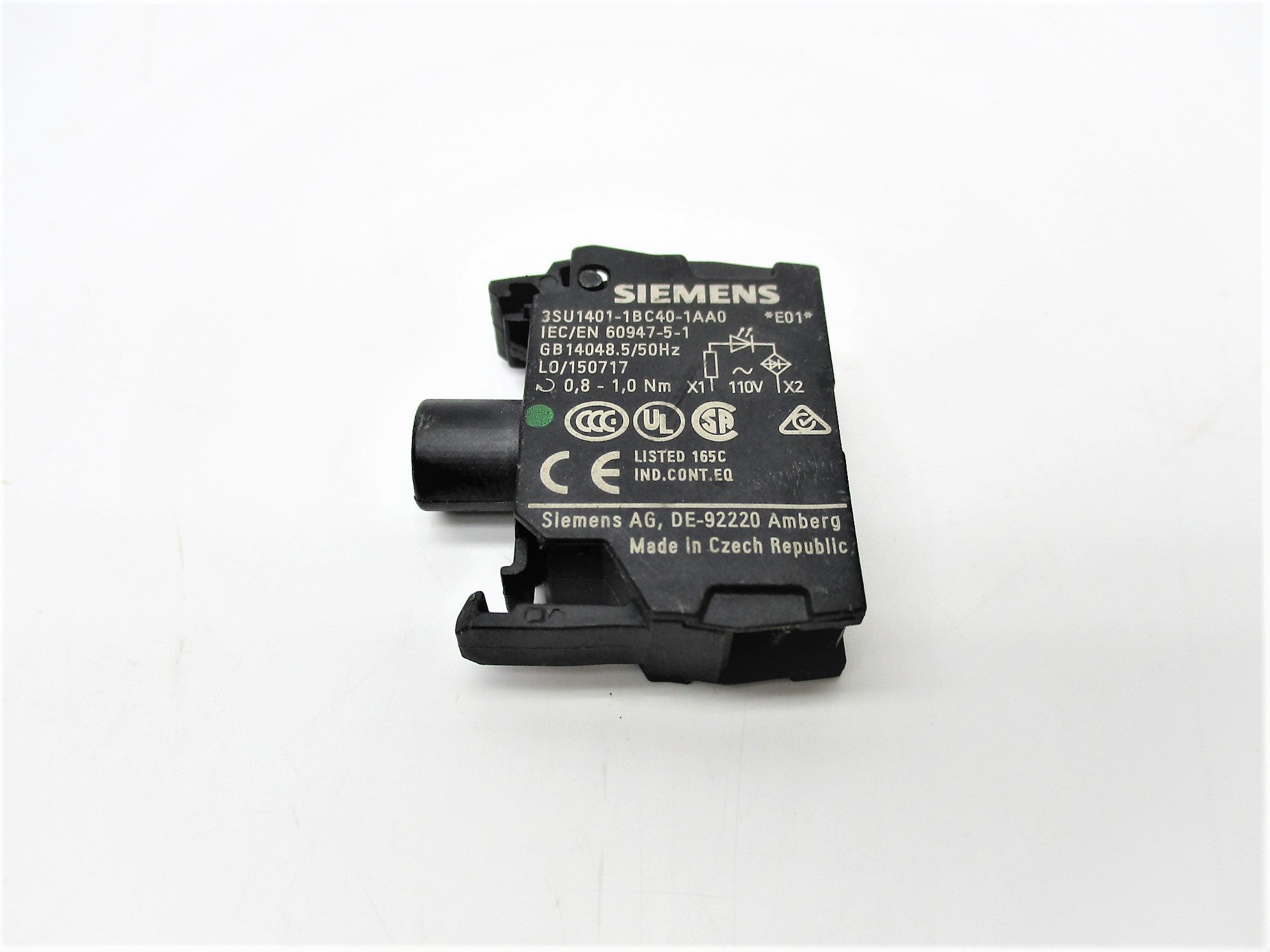 SIEMENS 3SU1401-1BC40-1AA0 110V NSNP