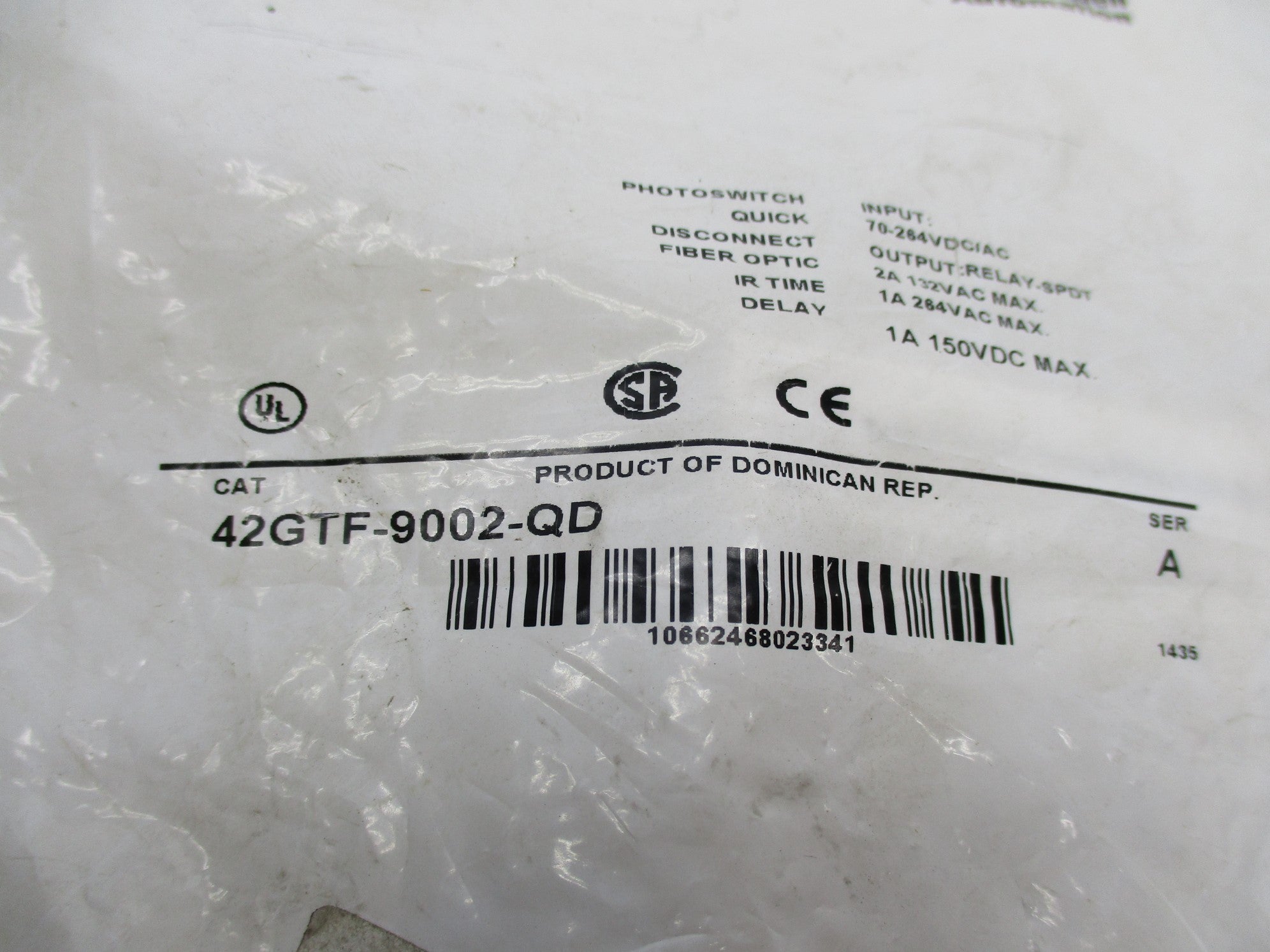 ALLEN BRADLEY 42GTF-9002-QD SER. A NSMP