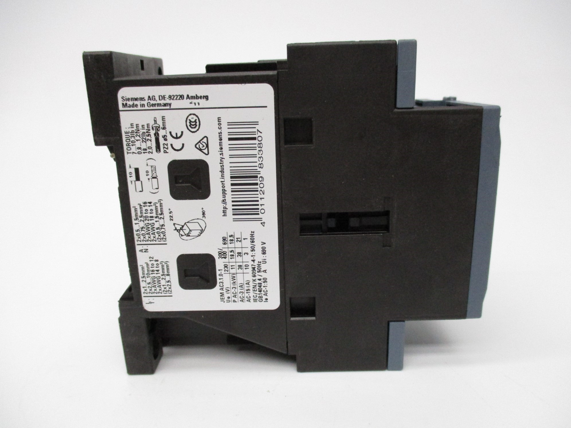 SIEMENS 3RT2028-1AK60 110/120V NSNP