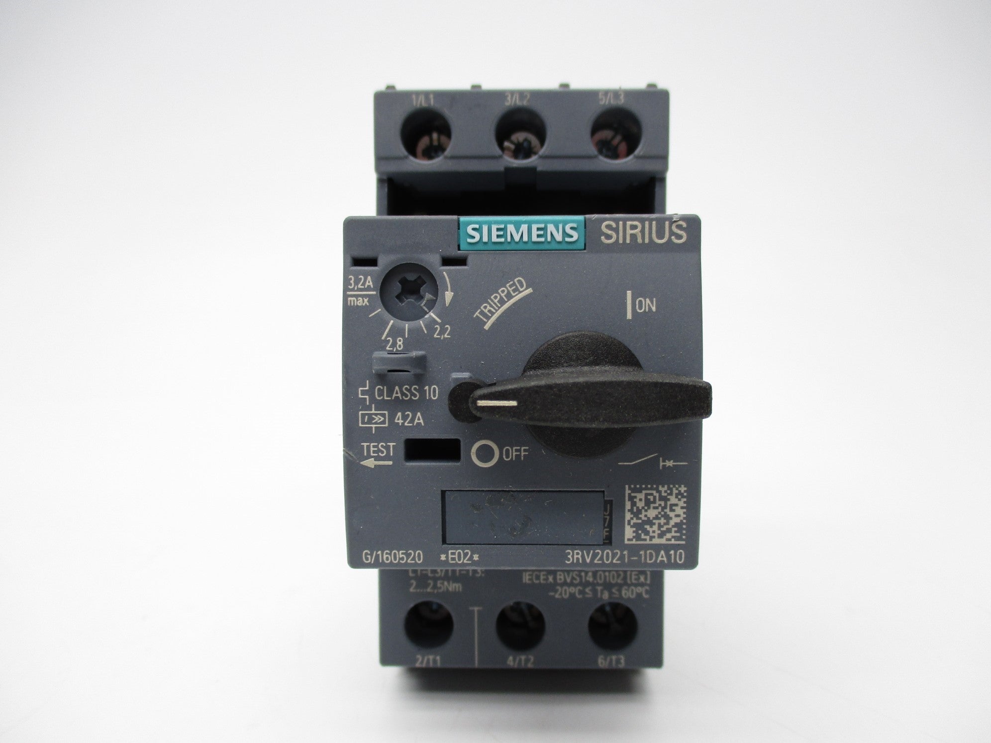 SIEMENS 3RV2021-1DA10 2.2-3.2A NSNP