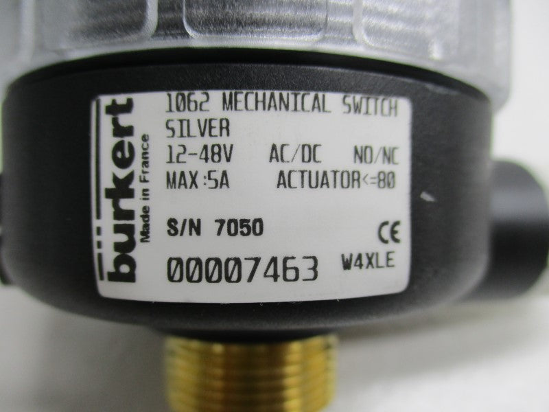 BURKERT 1062 00007463 * NEW NO BOX *