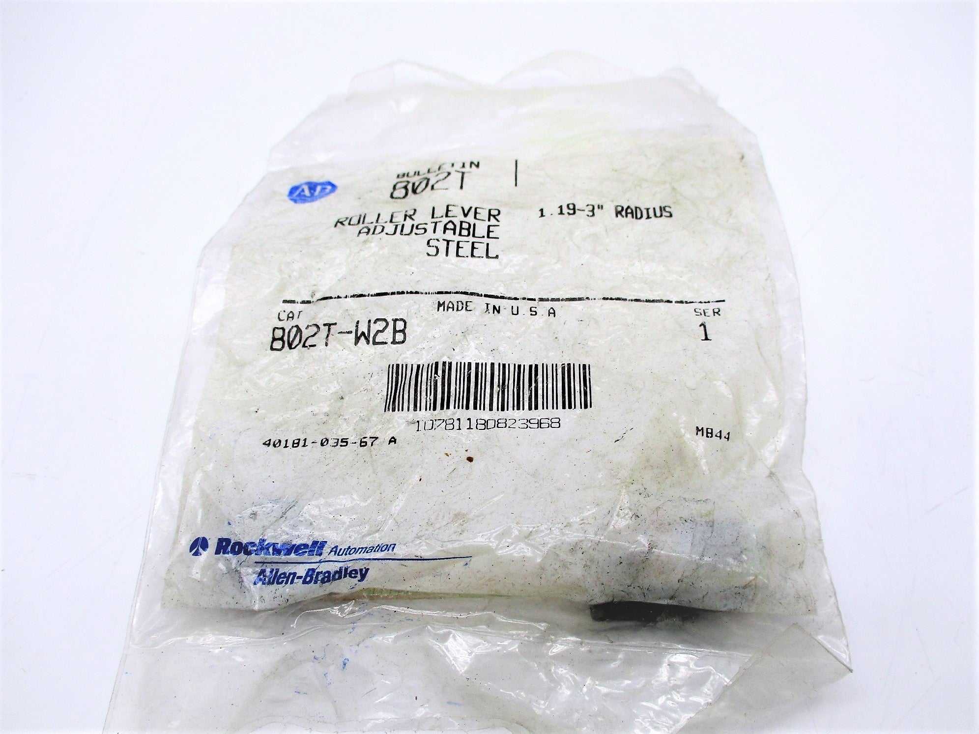 ALLEN BRADLEY 802T-W2B SER. 1 NSMP