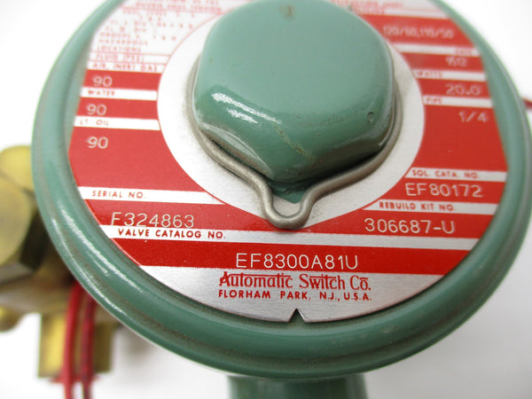 ASCO EF8300A81U 110/120V 90PSI 1/4" NSNP