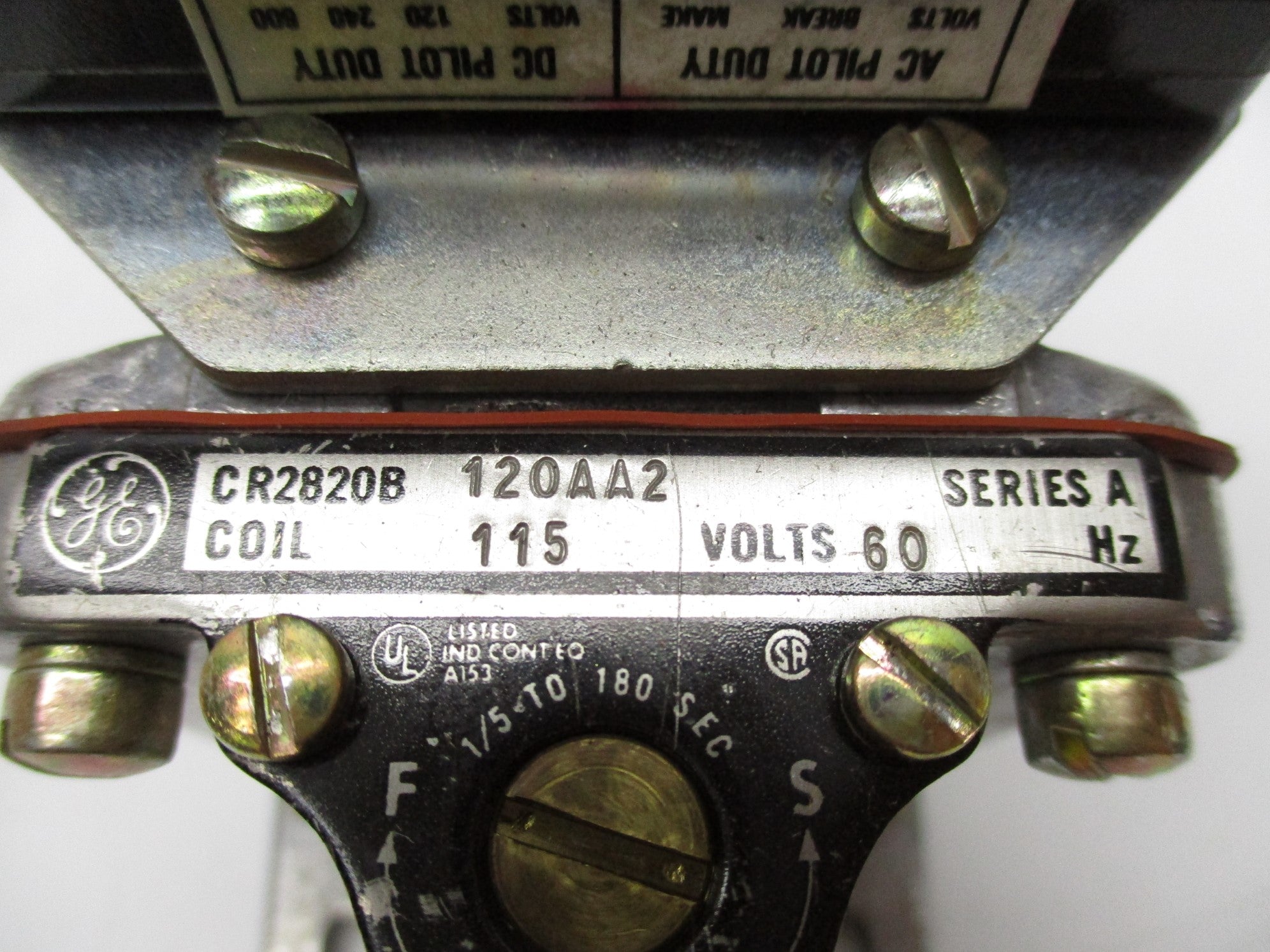 GENERAL ELECTRIC CR2820B120AA2 SER. A 115V NSNP