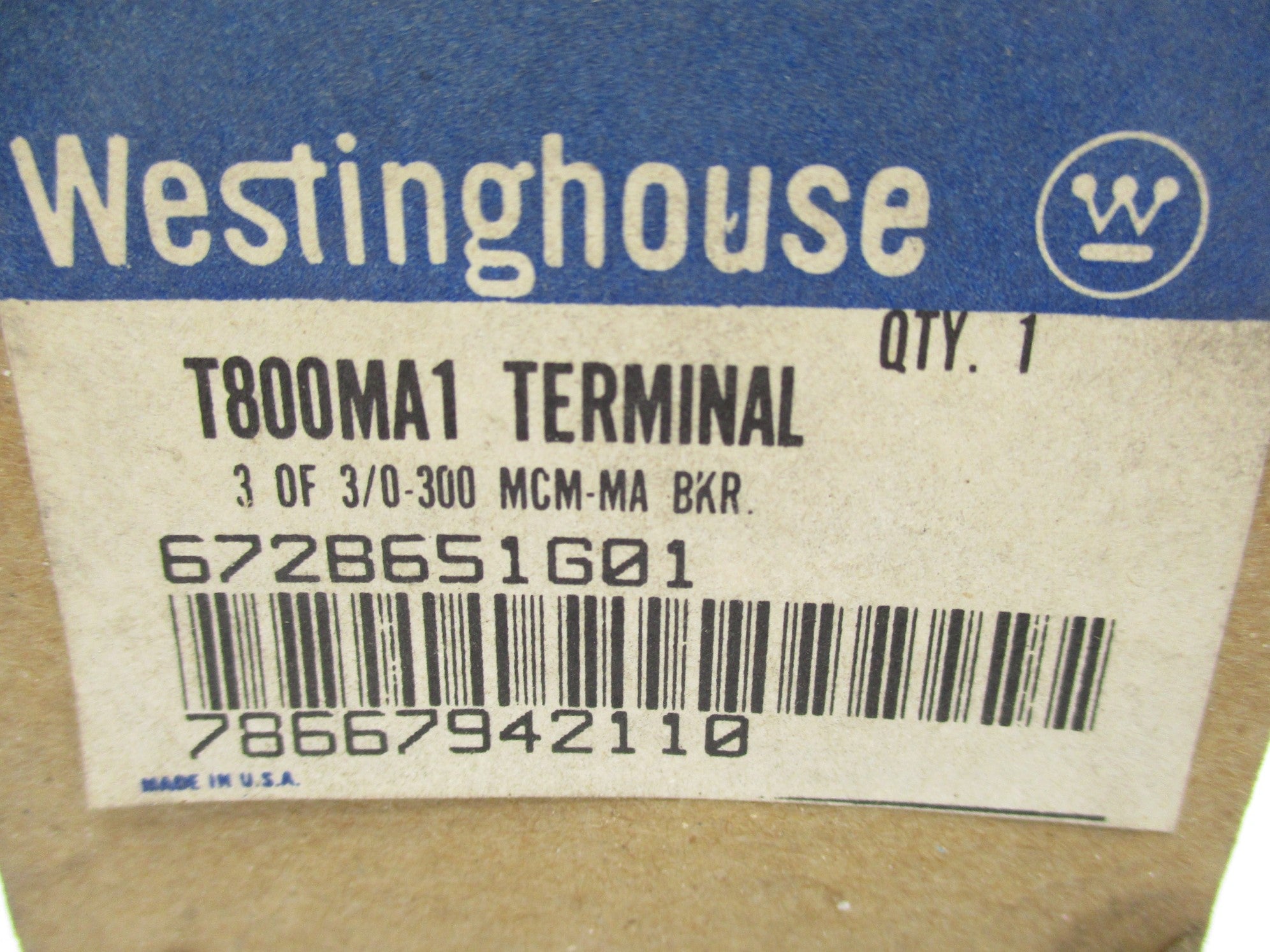 WESTINGHOUSE T800MA1 NSMP