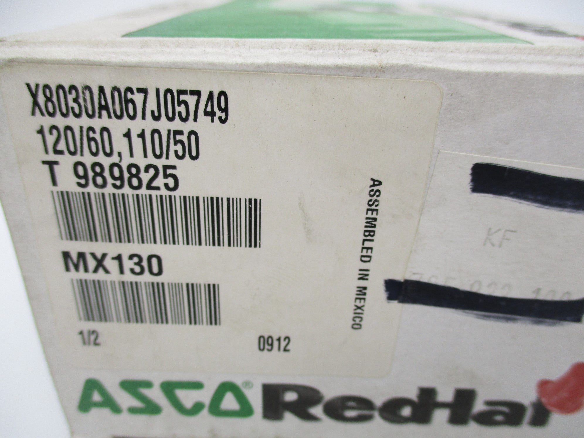 ASCO X8030A067J05749 120/60 110/50 NSMP