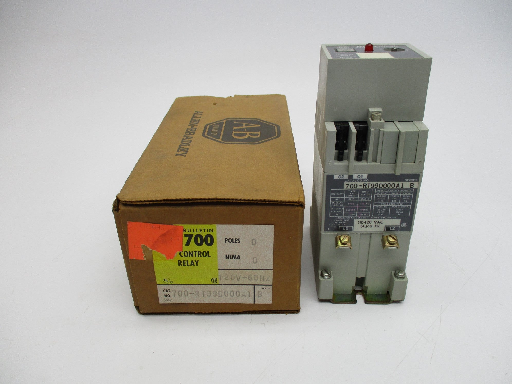 INDUSTRIAL SPARE PART 700-RT99D000A1 SER. B 110-120V (BR/YL) NSMP