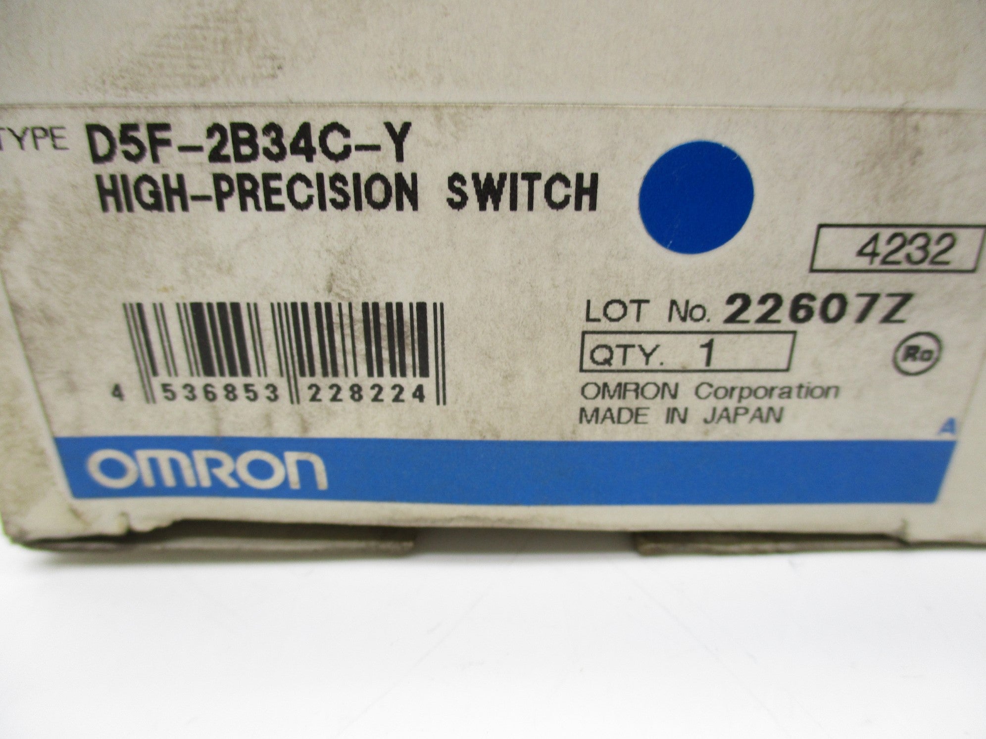OMRON D5F-2B34C-Y NSMP