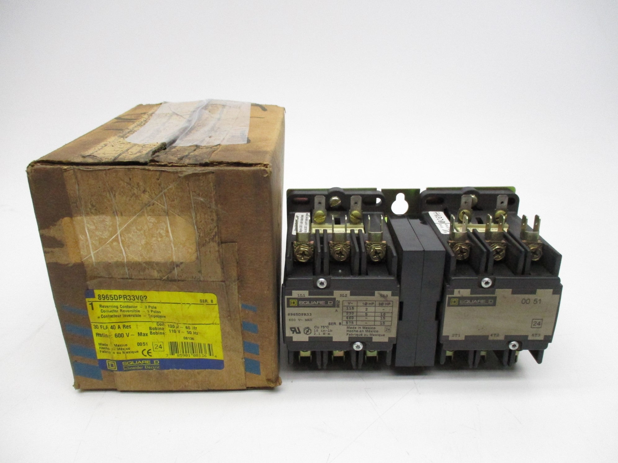 SQUARE D 8965DPR33V02 SER. B 120V NSMP