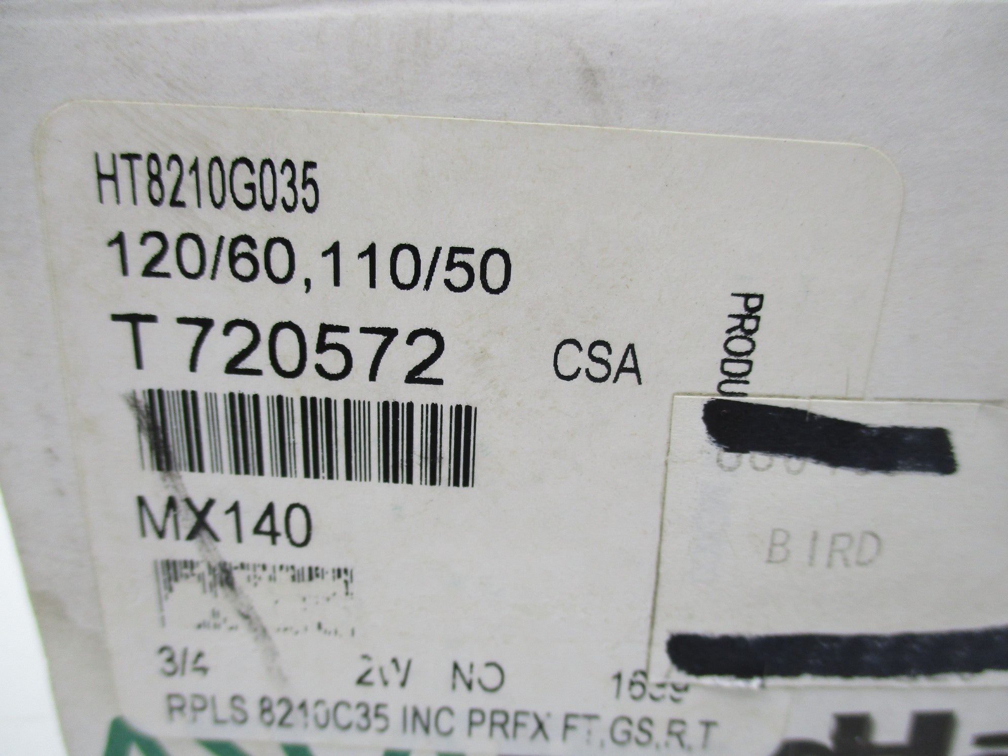 ASCO HT8210G035 120/60 110/50 NSMP
