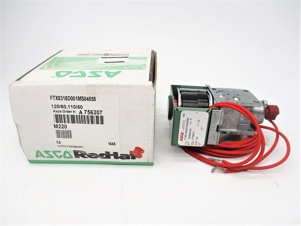 ASCO FTX8318D001MS04858 110/120V 100PSI 1/4" NSMP
