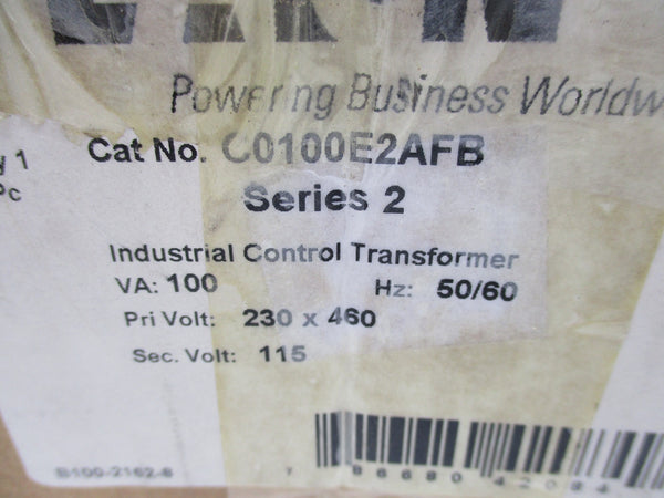 EATON C0100E2AFB SER. 2 230/460V 100VA NSMP