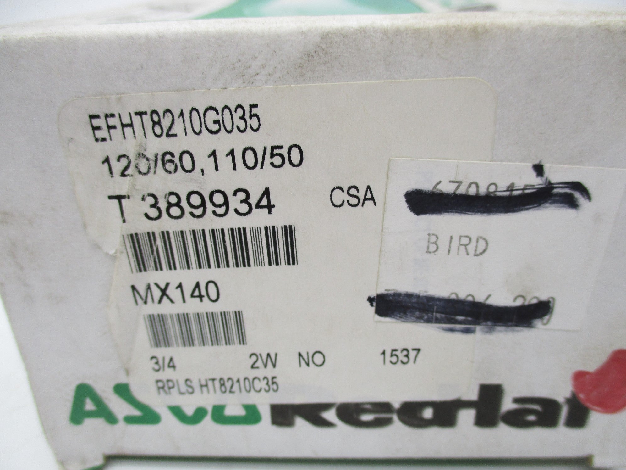 ASCO EFHT8210G035 120/60 110/50 NSMP