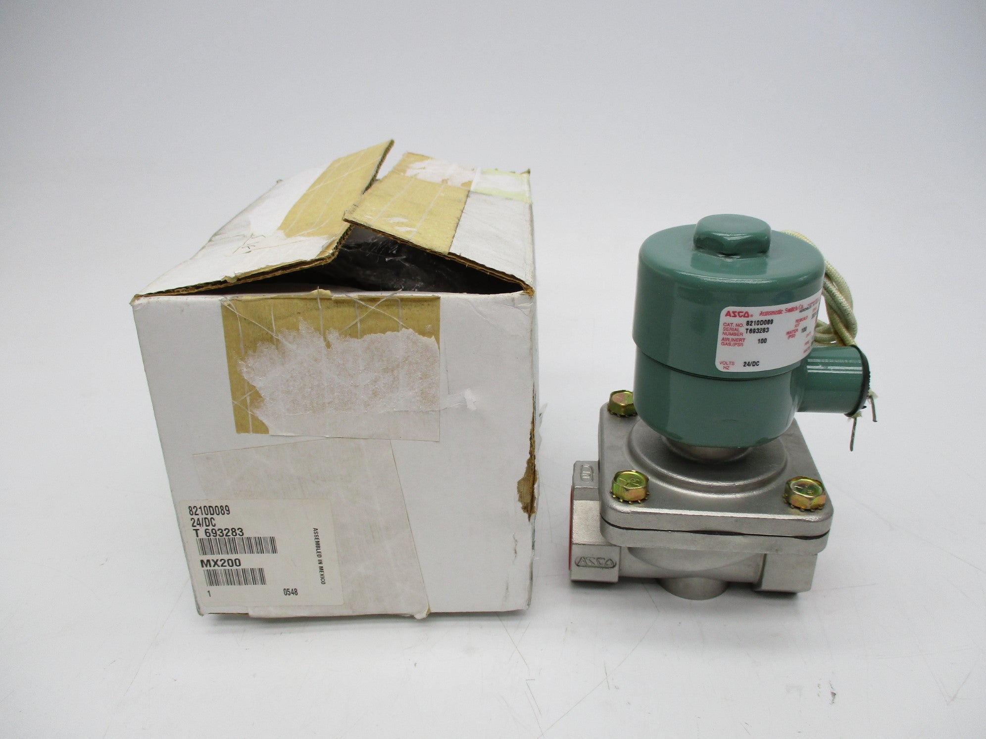 ASCO 8210D089 24VDC 100PSI 1" NSMP