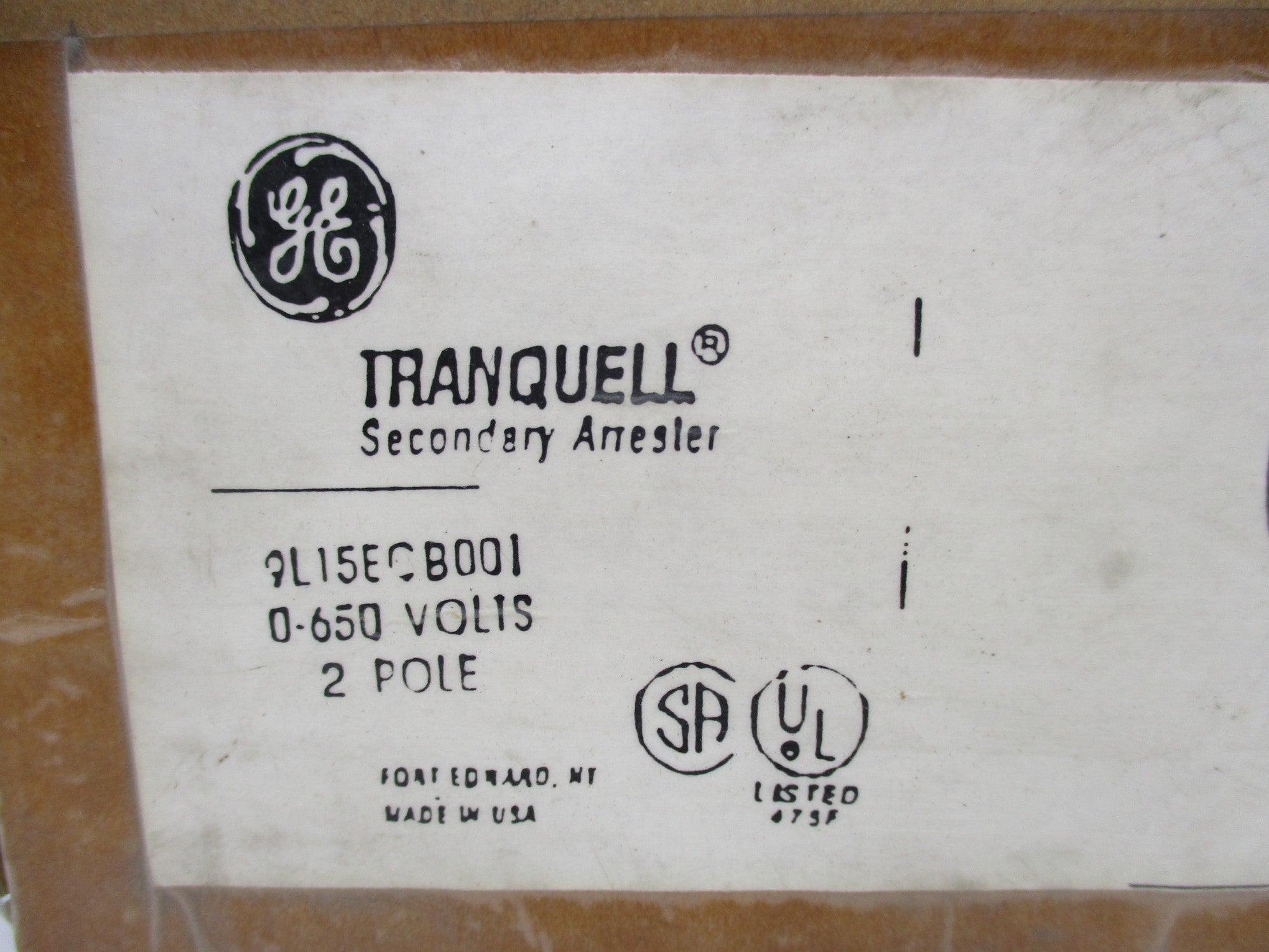 GENERAL ELECTRIC 9L15ECB001 NSFS