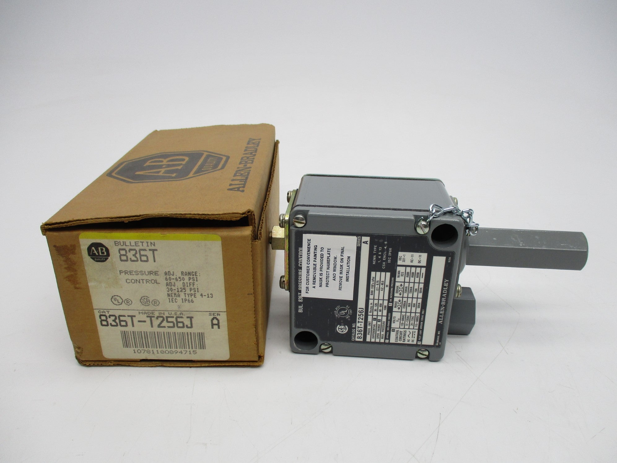 ALLEN BRADLEY 836T-T256J SER. A (BR/YL) NSMP