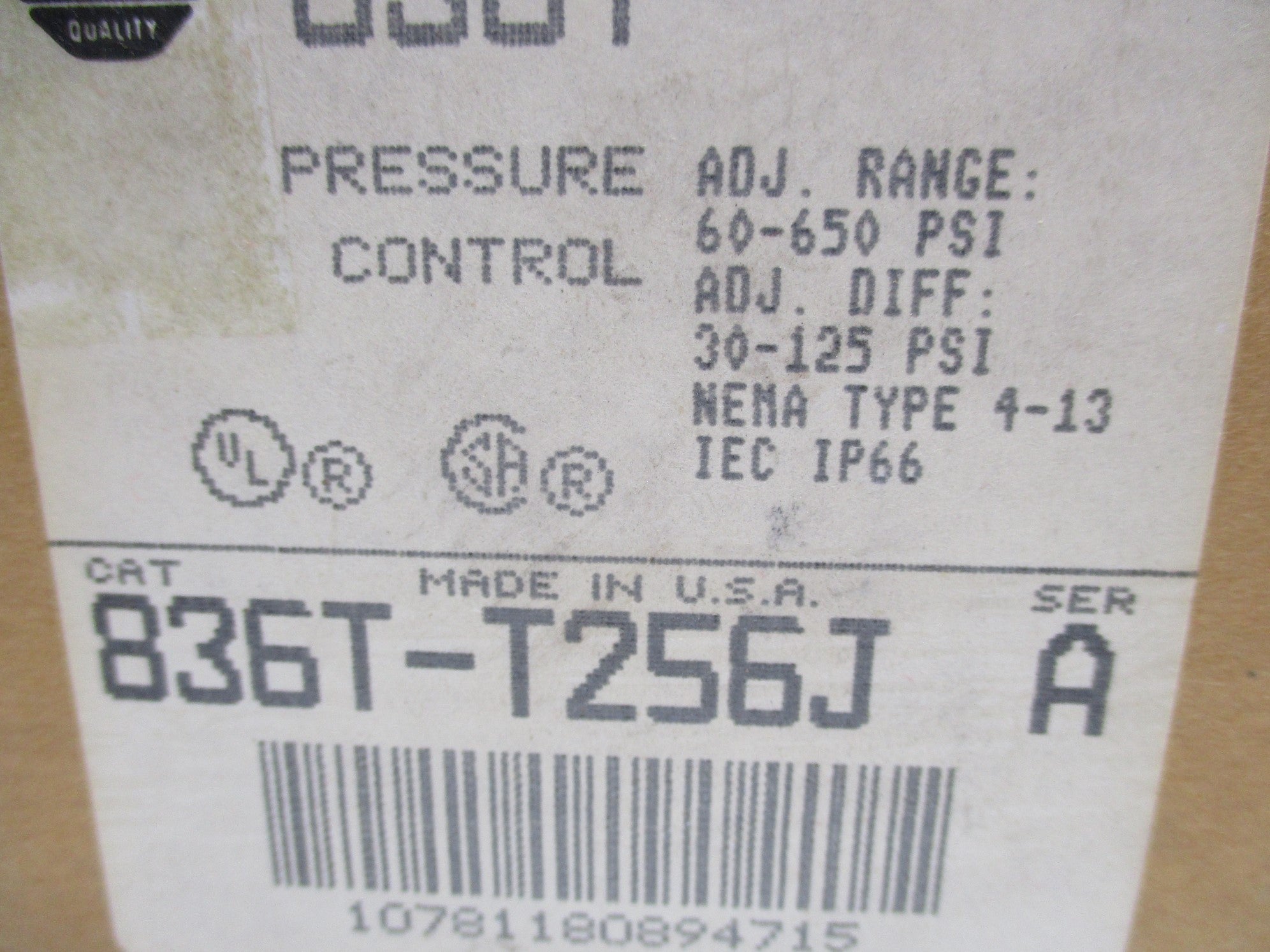 ALLEN BRADLEY 836T-T256J SER. A (BR/YL) NSMP