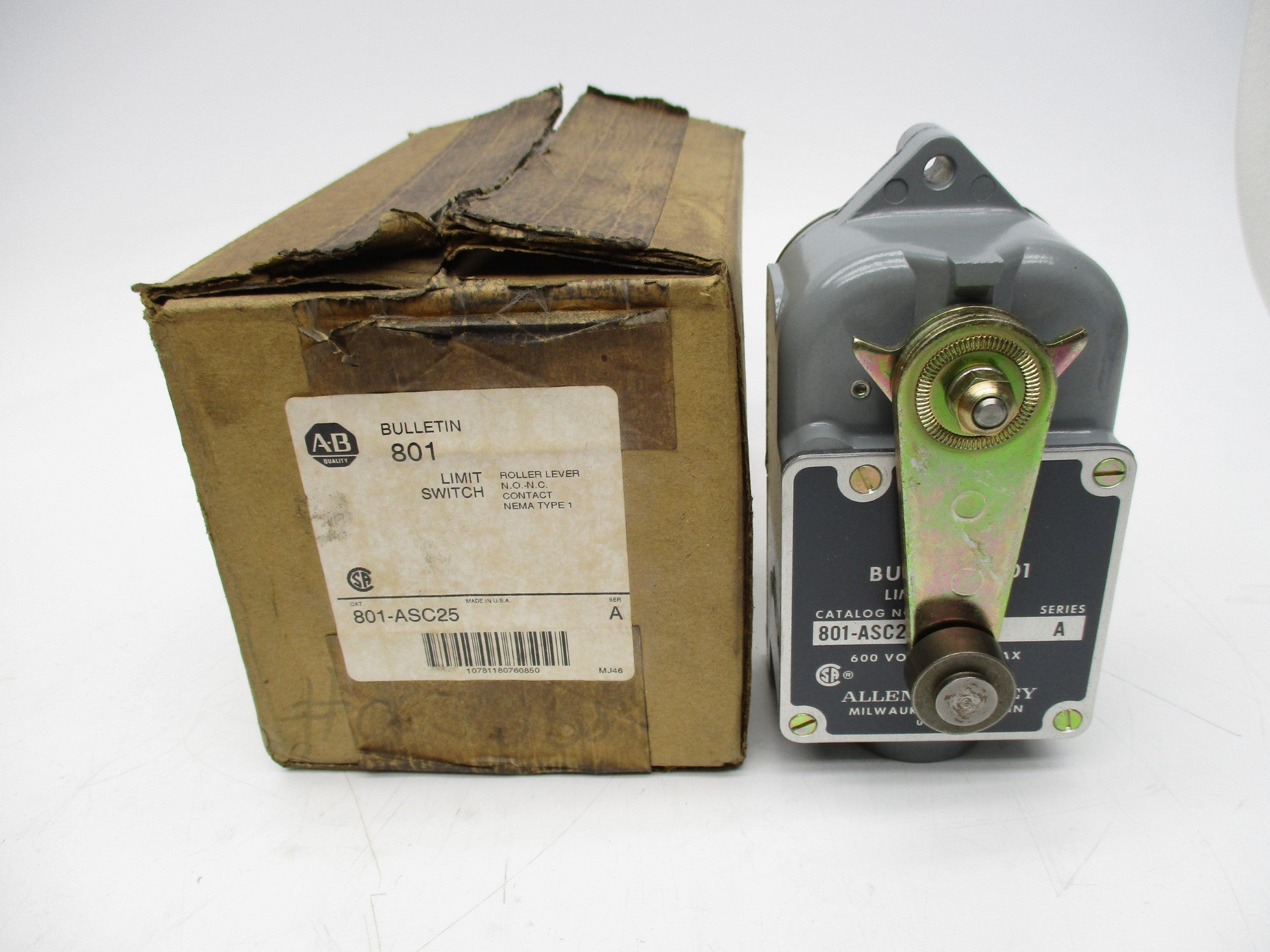 ALLEN BRADLEY 801-ASC25 SER. A (BR/WH) NSMP