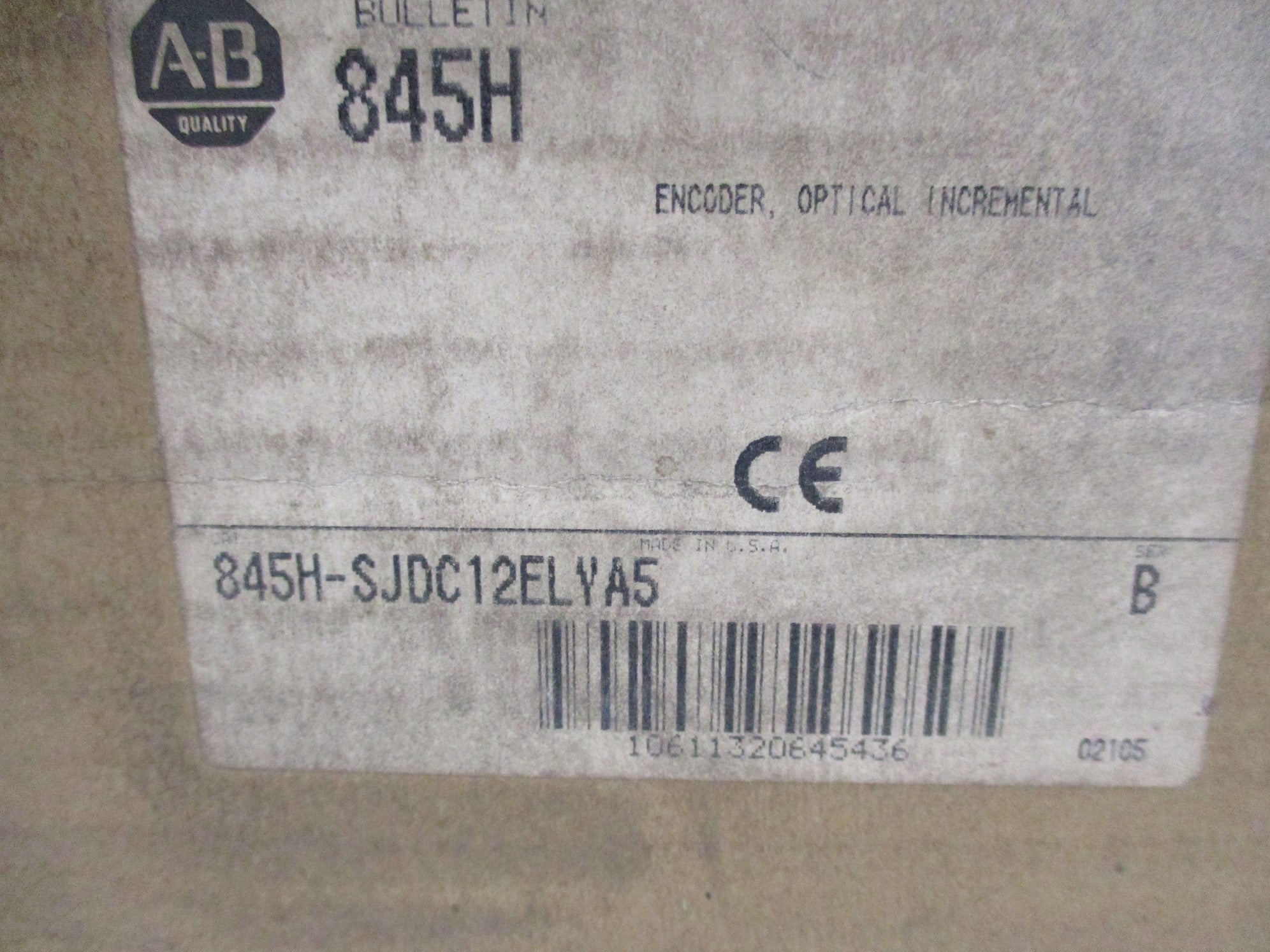 INDUSTRIAL SPARE PART 845H-SJDC12ELYA5 SER. B (BR/WH) NSMP