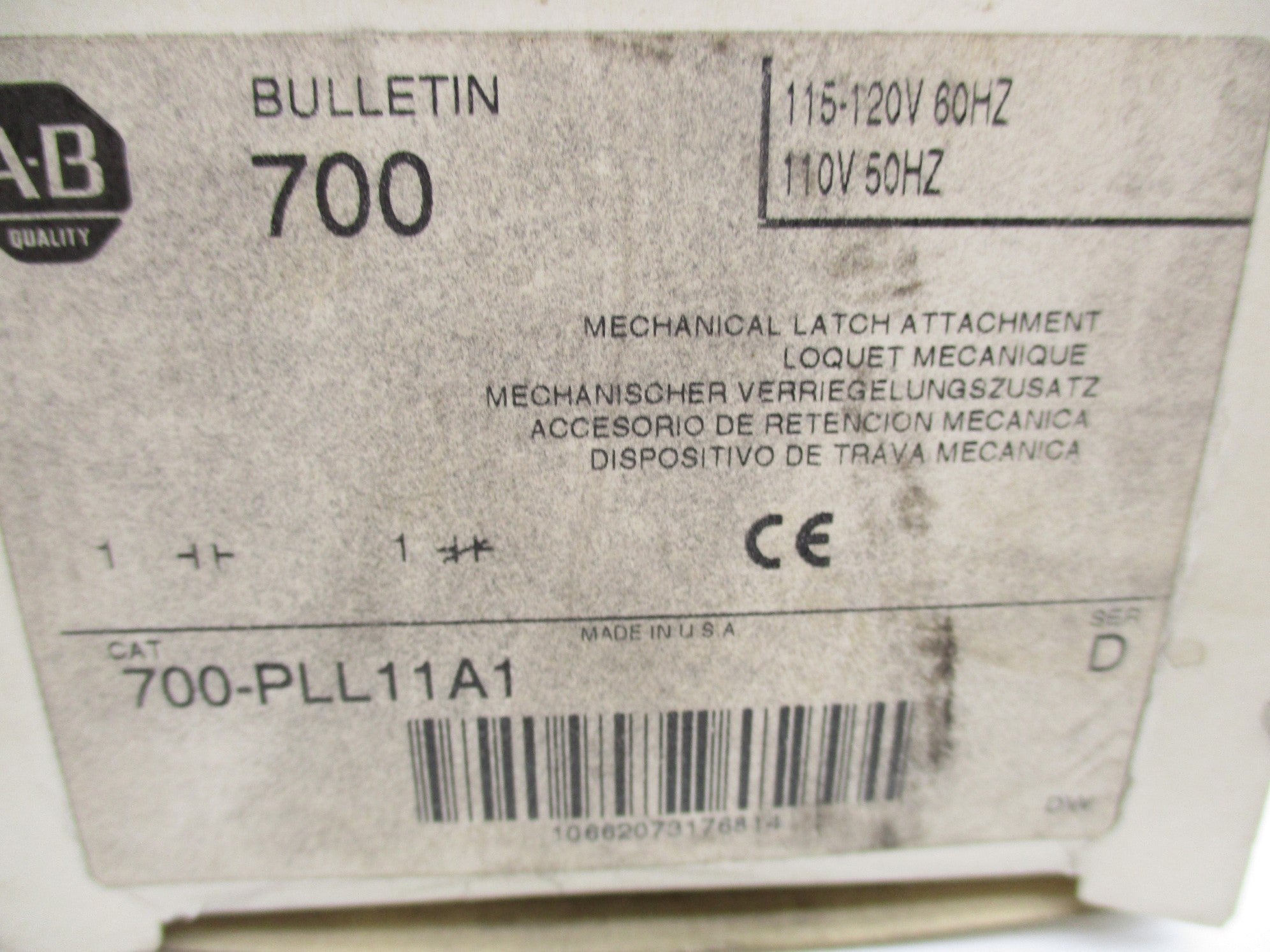 INDUSTRIAL SPARE PART 700-PLL11A1 SER. D (WH) NSMP