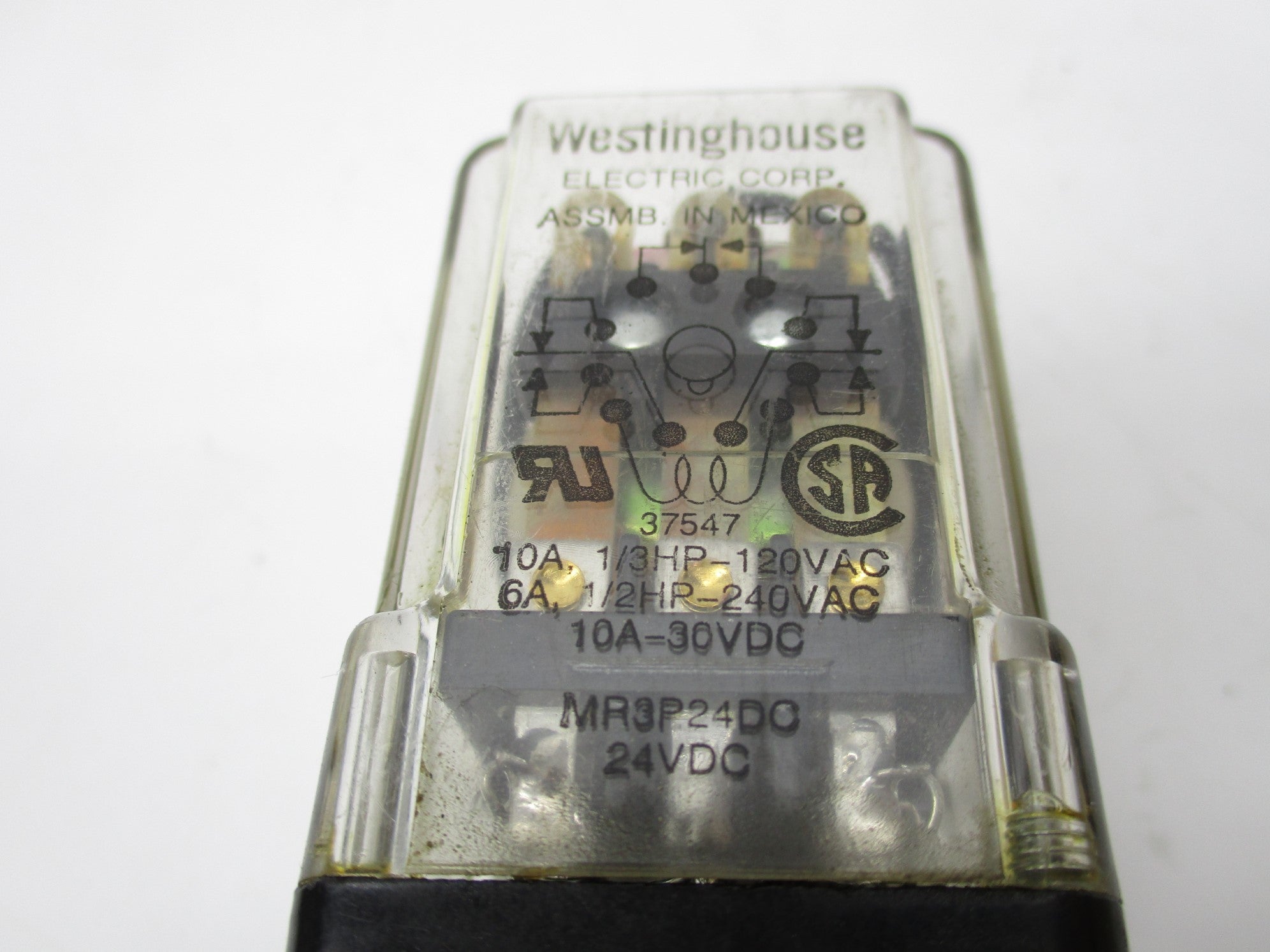 WESTINGHOUSE MR3P24DC 10A 24V UNMP