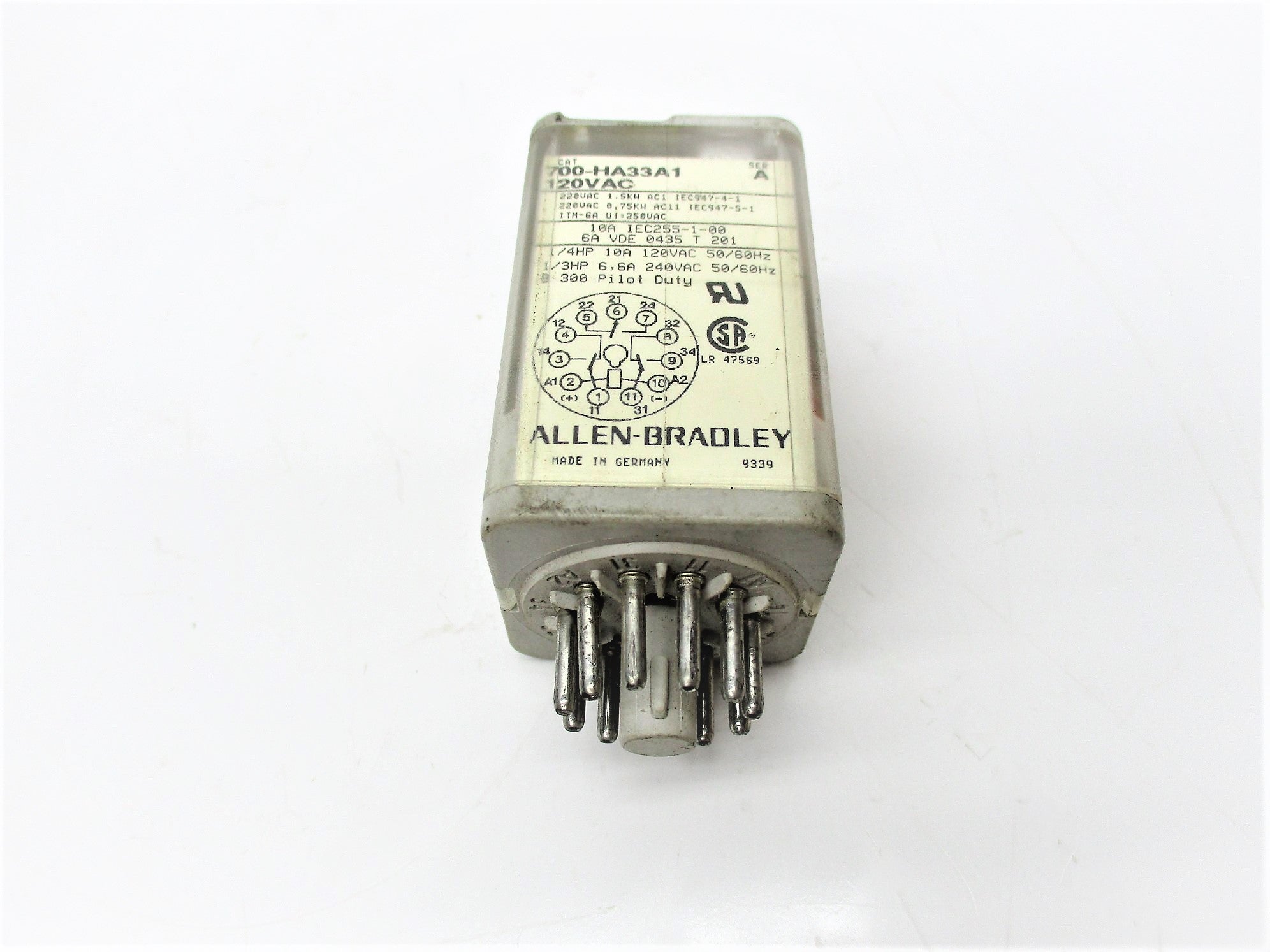 INDUSTRIAL SPARE PART 700-HA33A1 SER. A 120V 10A UNMP