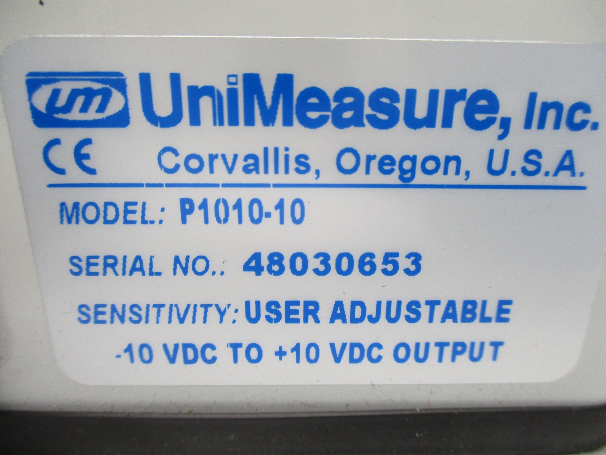 UNIMEASURE P1010-10 NSNP