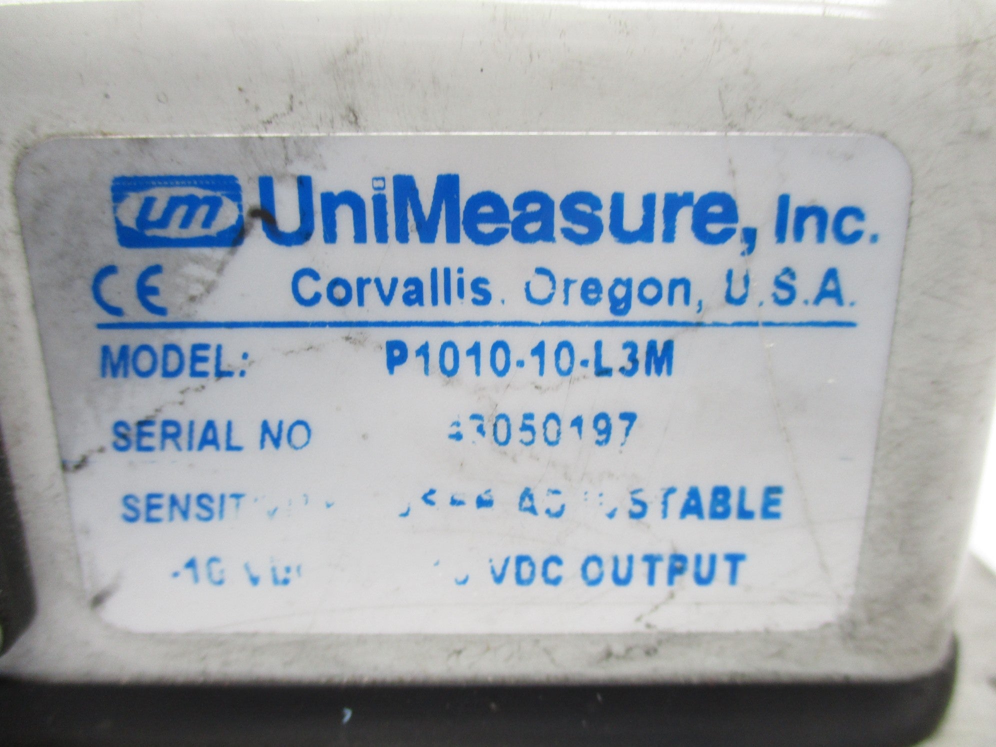 UNIMEASURE P1010-10-L3M UNMP