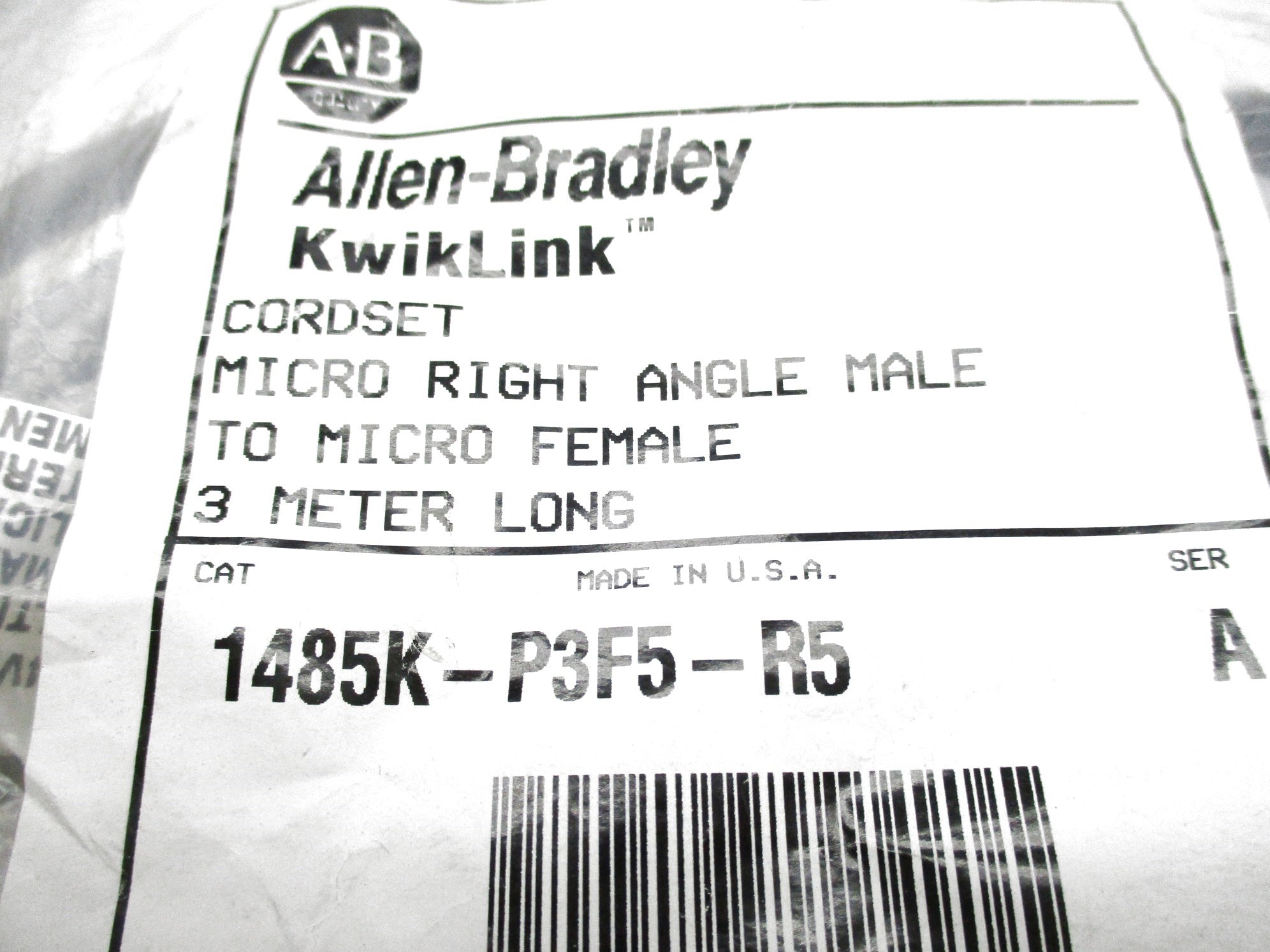 ALLEN BRADLEY 1485K-P3F5-R5 SER. A NSMP