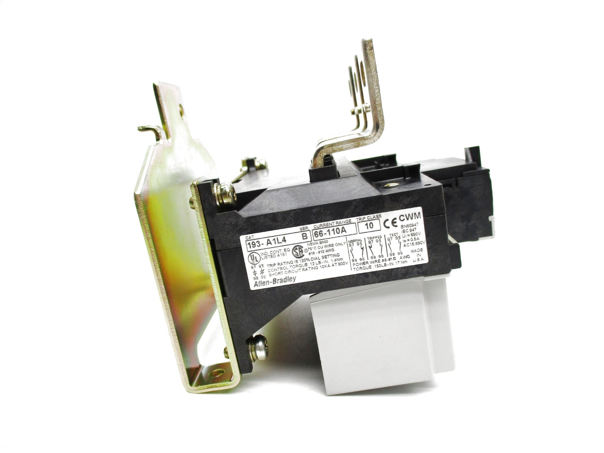 ALLEN BRADLEY 193-A1L4 SER. B 66-110A NSNP
