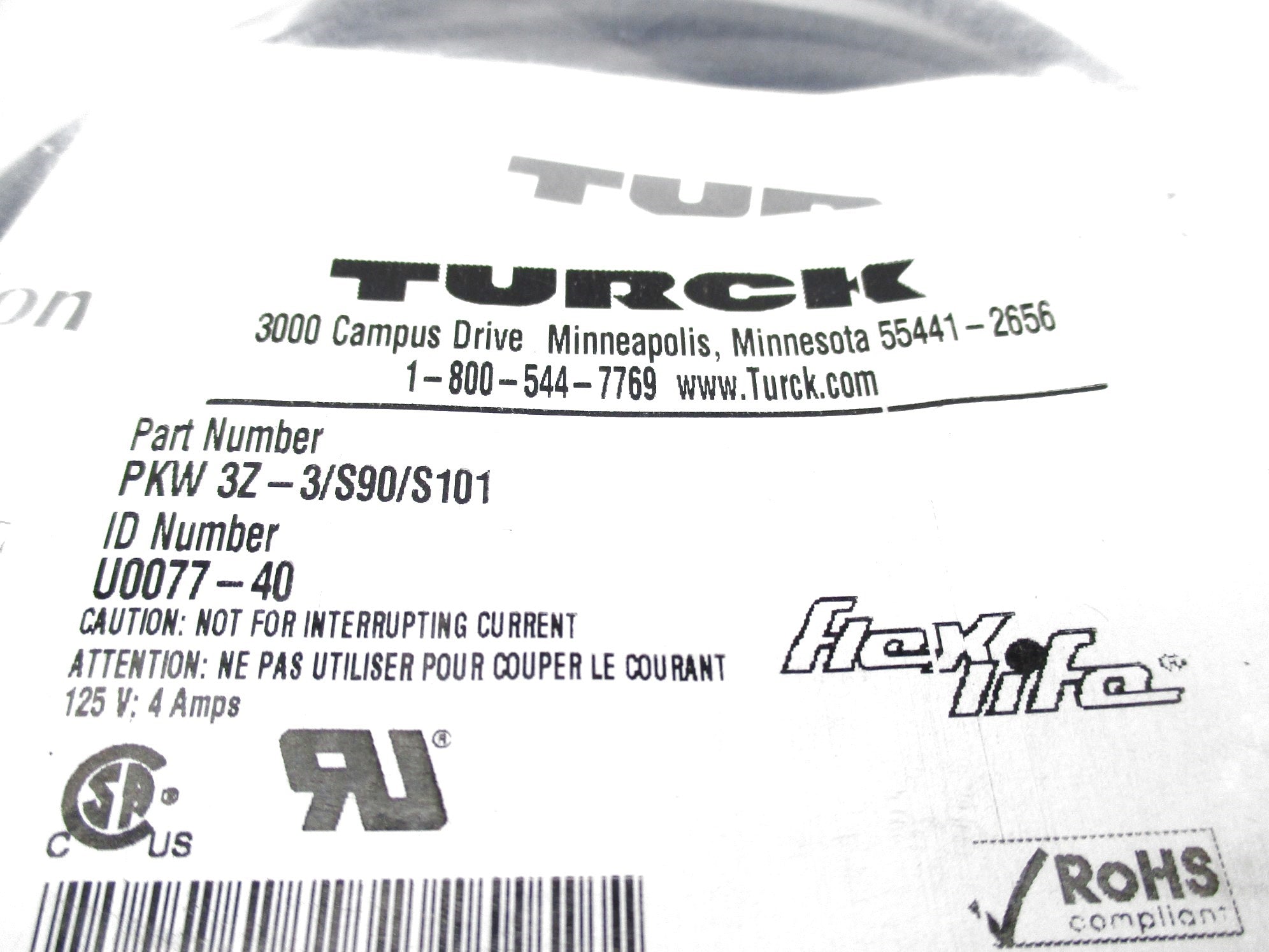 TURCK PKW3Z-3/S90/S101 NSMP