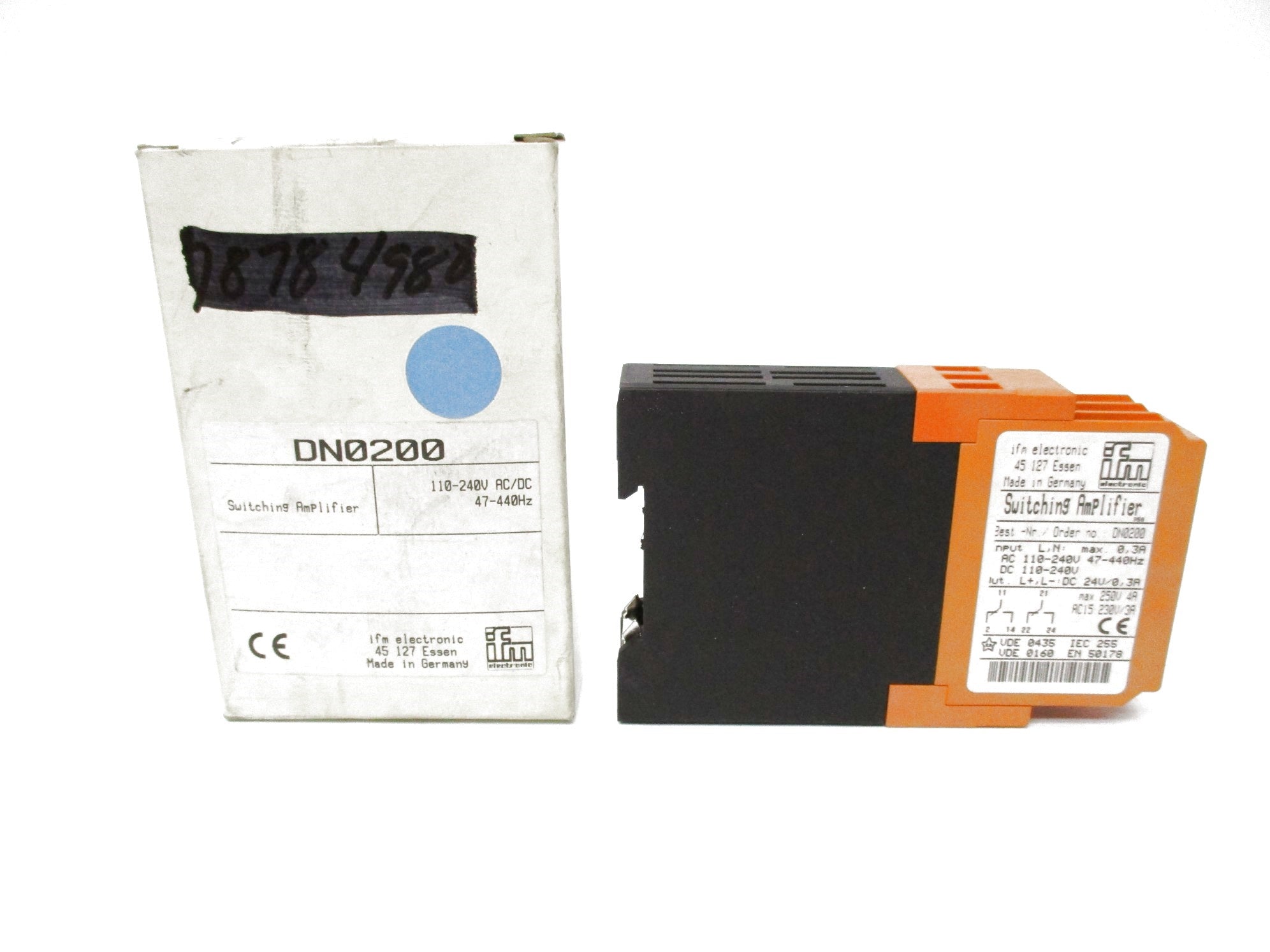 IFM EFECTOR DN0200 110-240VAC/DC 0.3A NSMP
