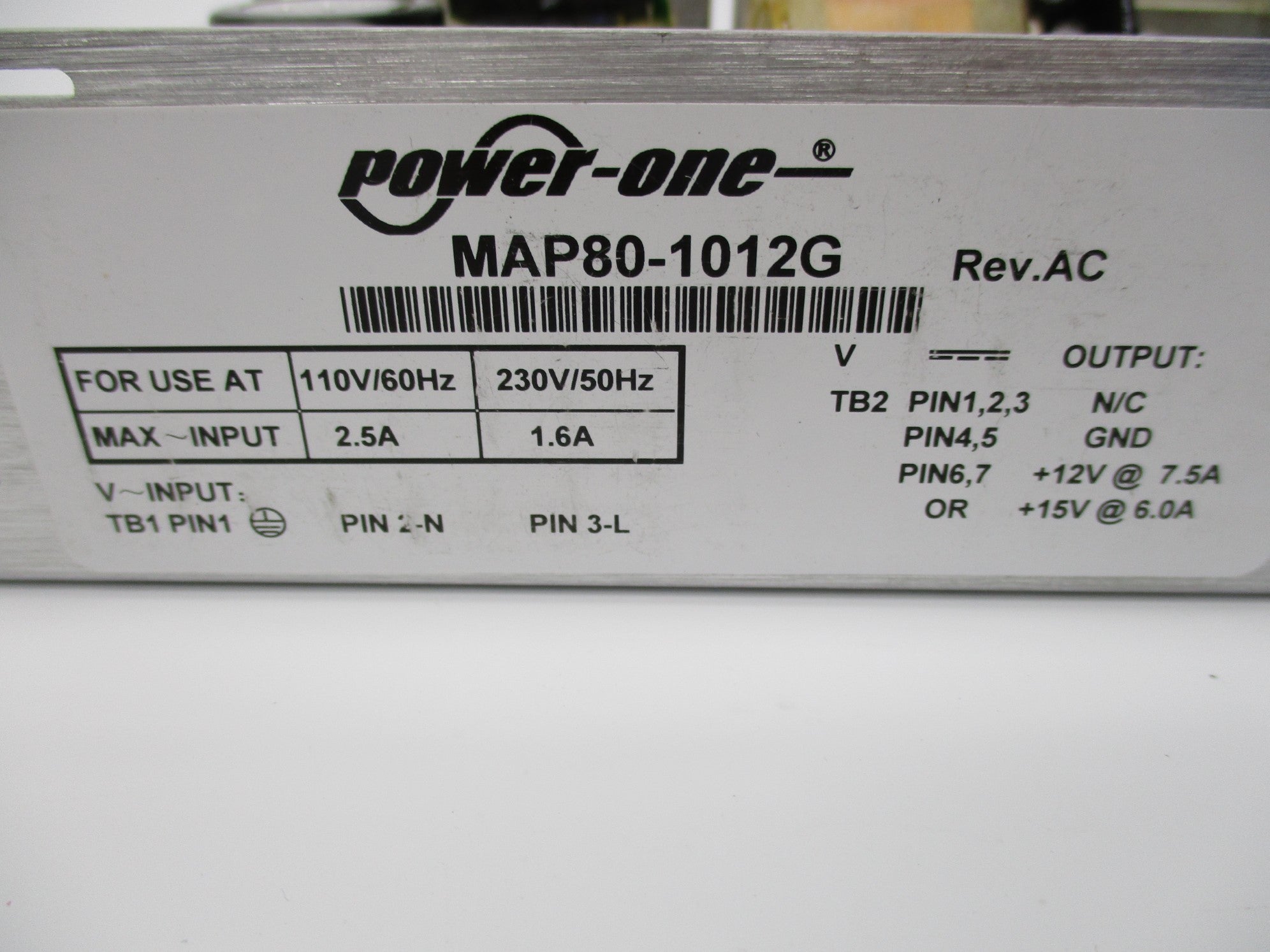 POWER-ONE MAP80-1012G NSMP