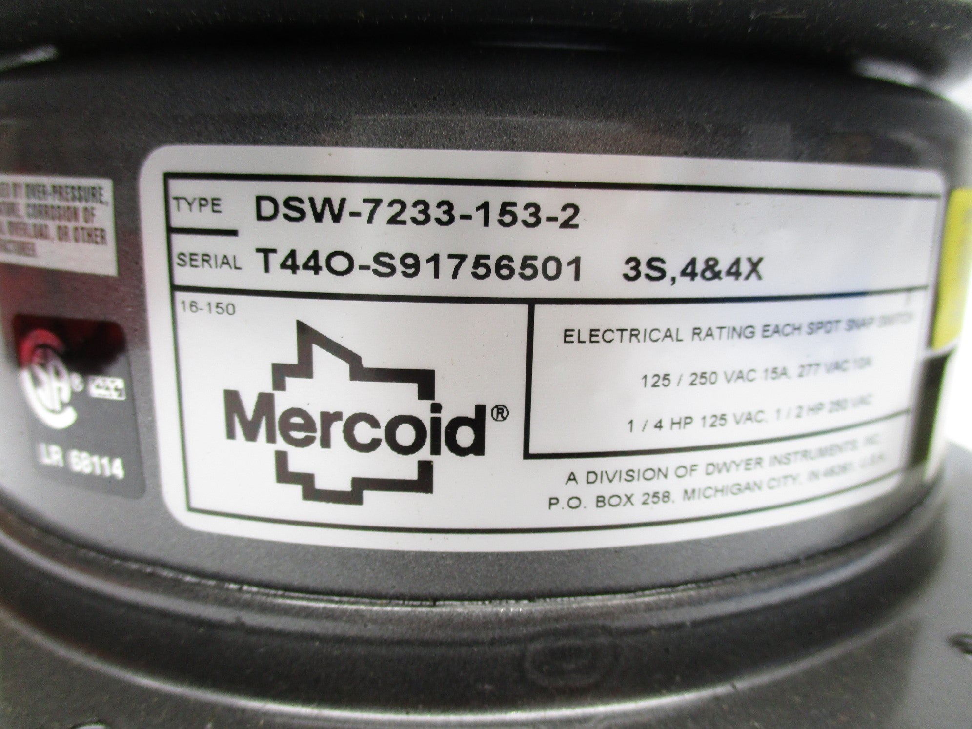 MERCOID DSW-7233-153-2 NSNP