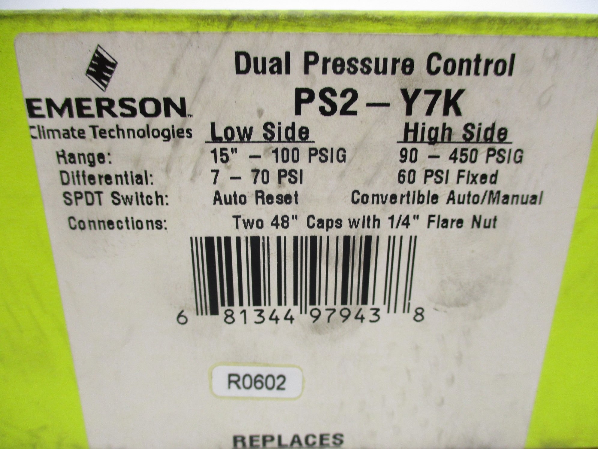 EMERSON PS2-Y7K NSMP
