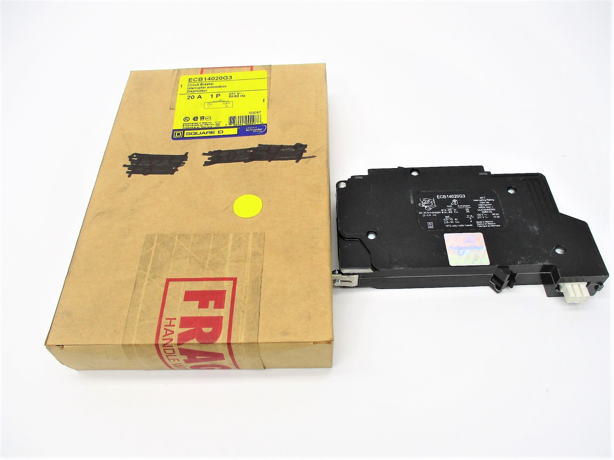 SQUARE D ECB14020G3 20A 277V NSMP