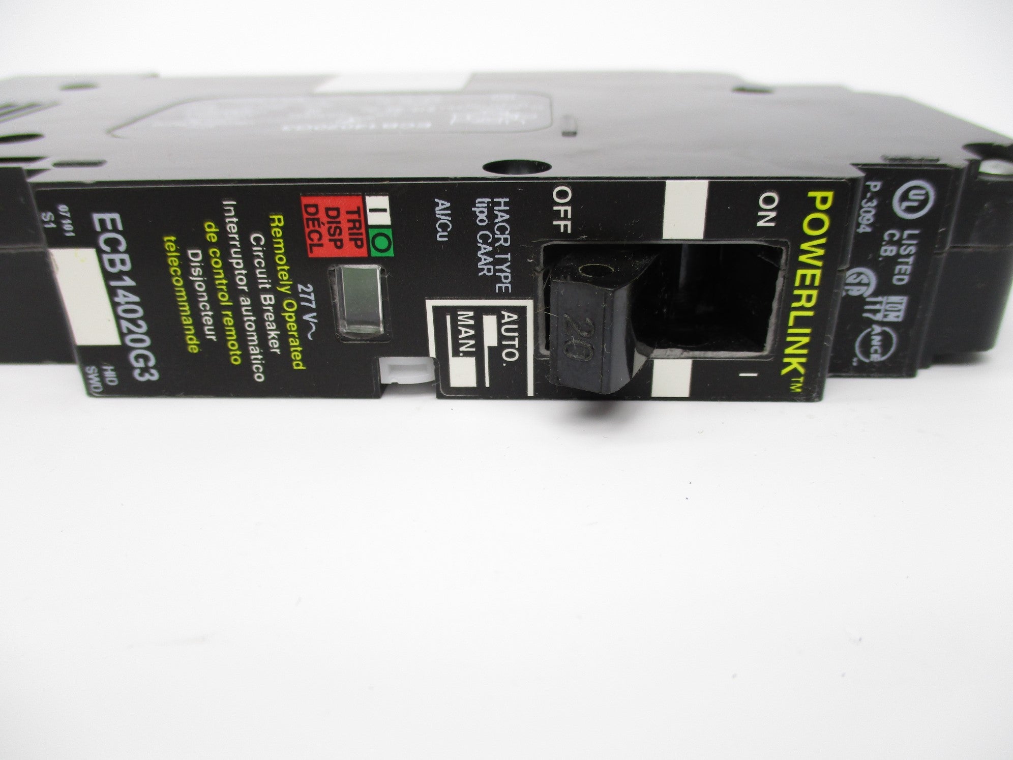 SQUARE D ECB14020G3 20A 277V NSMP