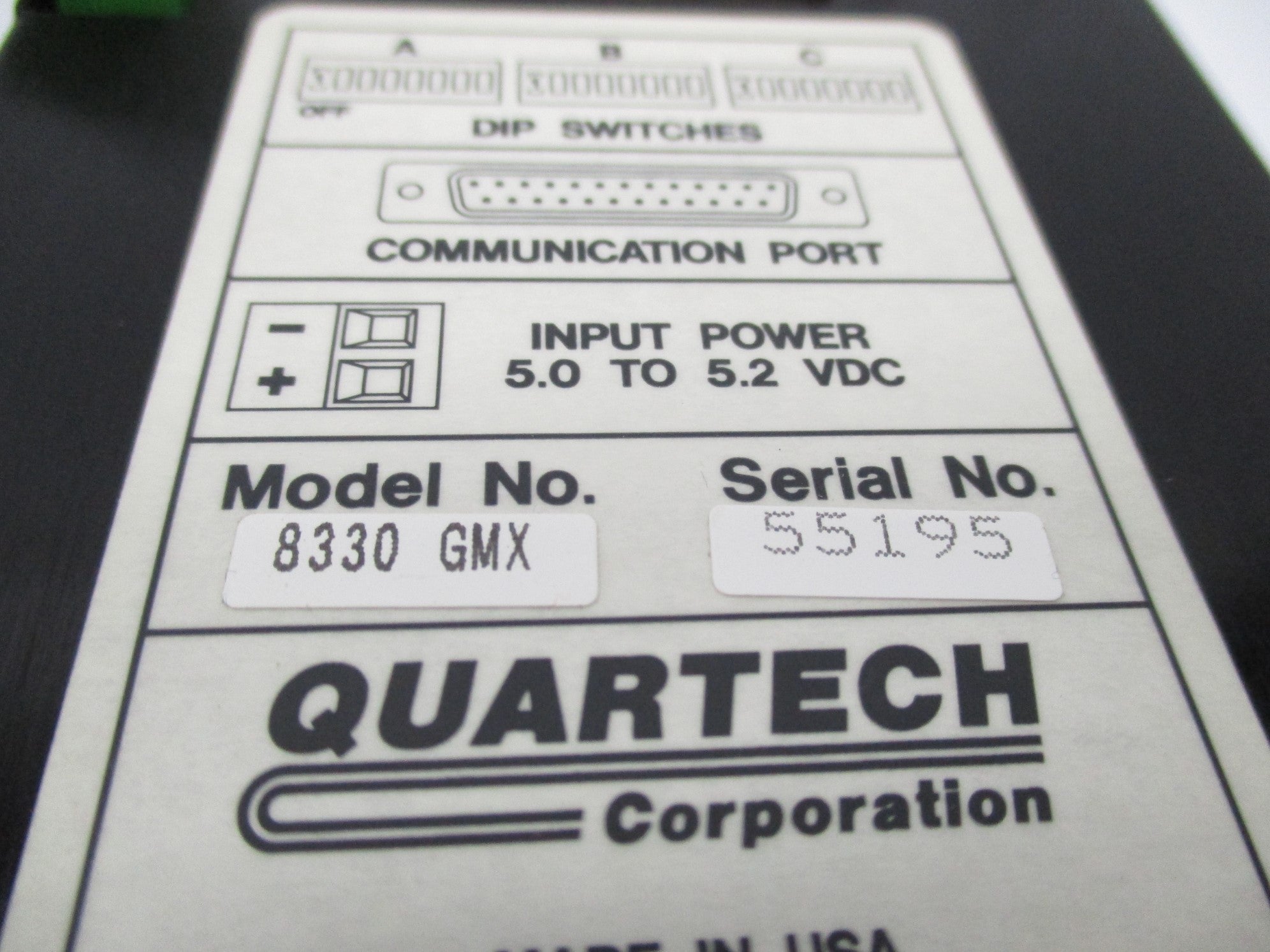 QUARTECH 8330-GMX 5.0-5.2A NSMP
